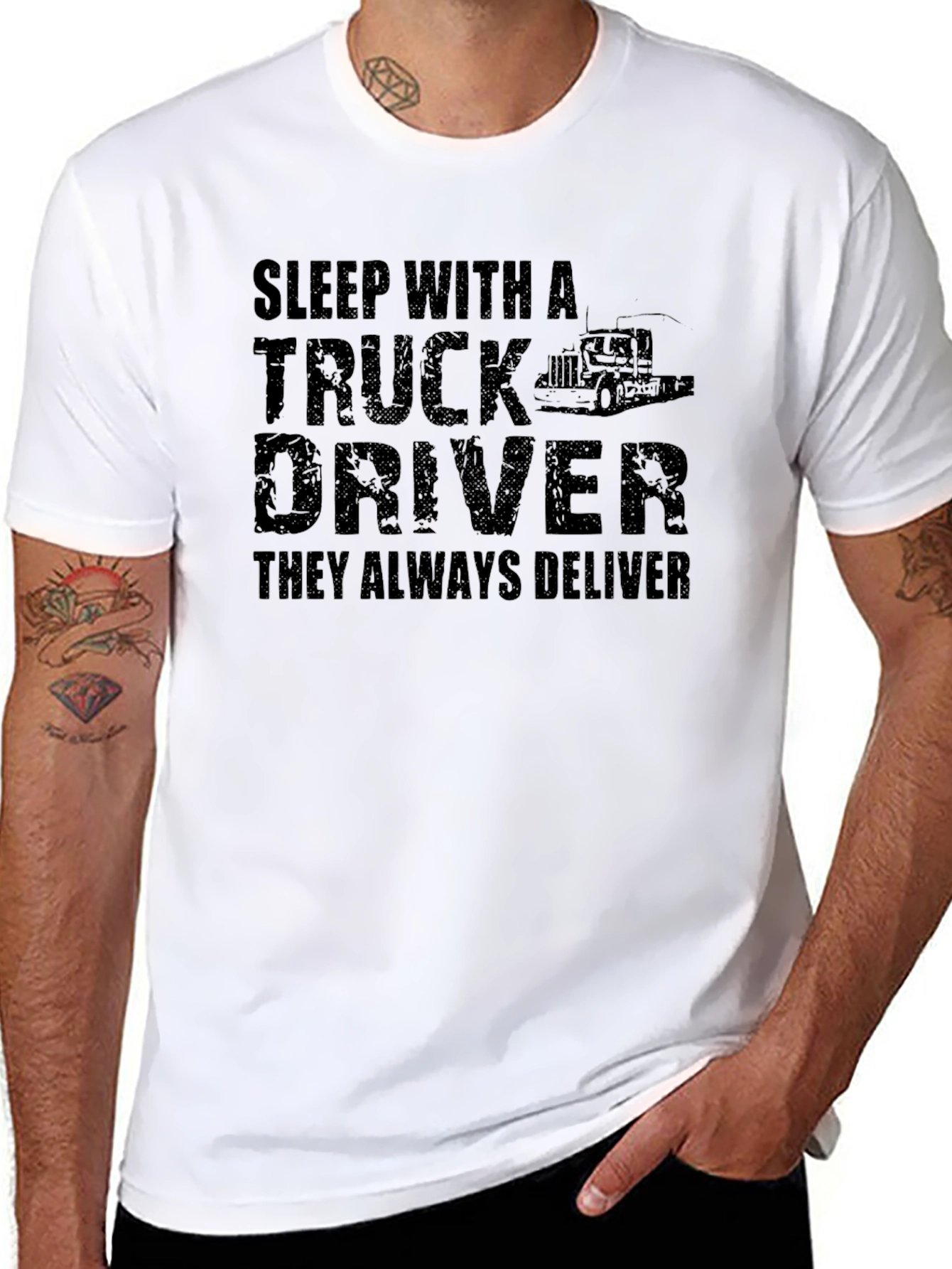 Sleep With A Truck Driver T-Shirt