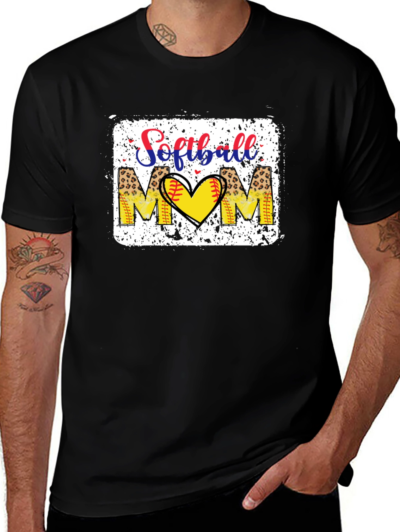 Softball Mom Graphic Tee - Trendy Sports Shirt