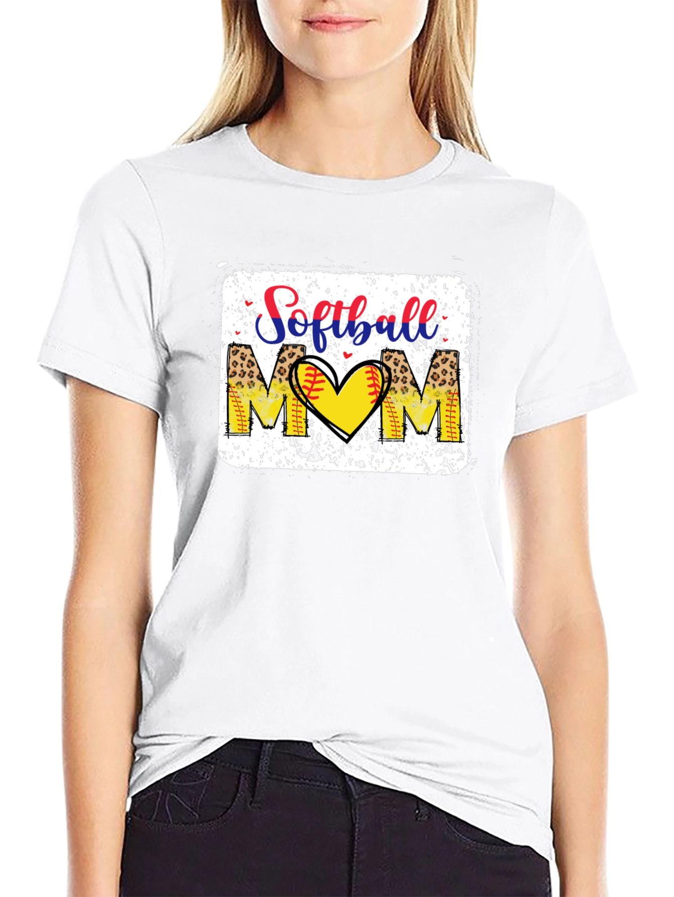 Softball Mom Graphic Tee - Trendy Sports Shirt