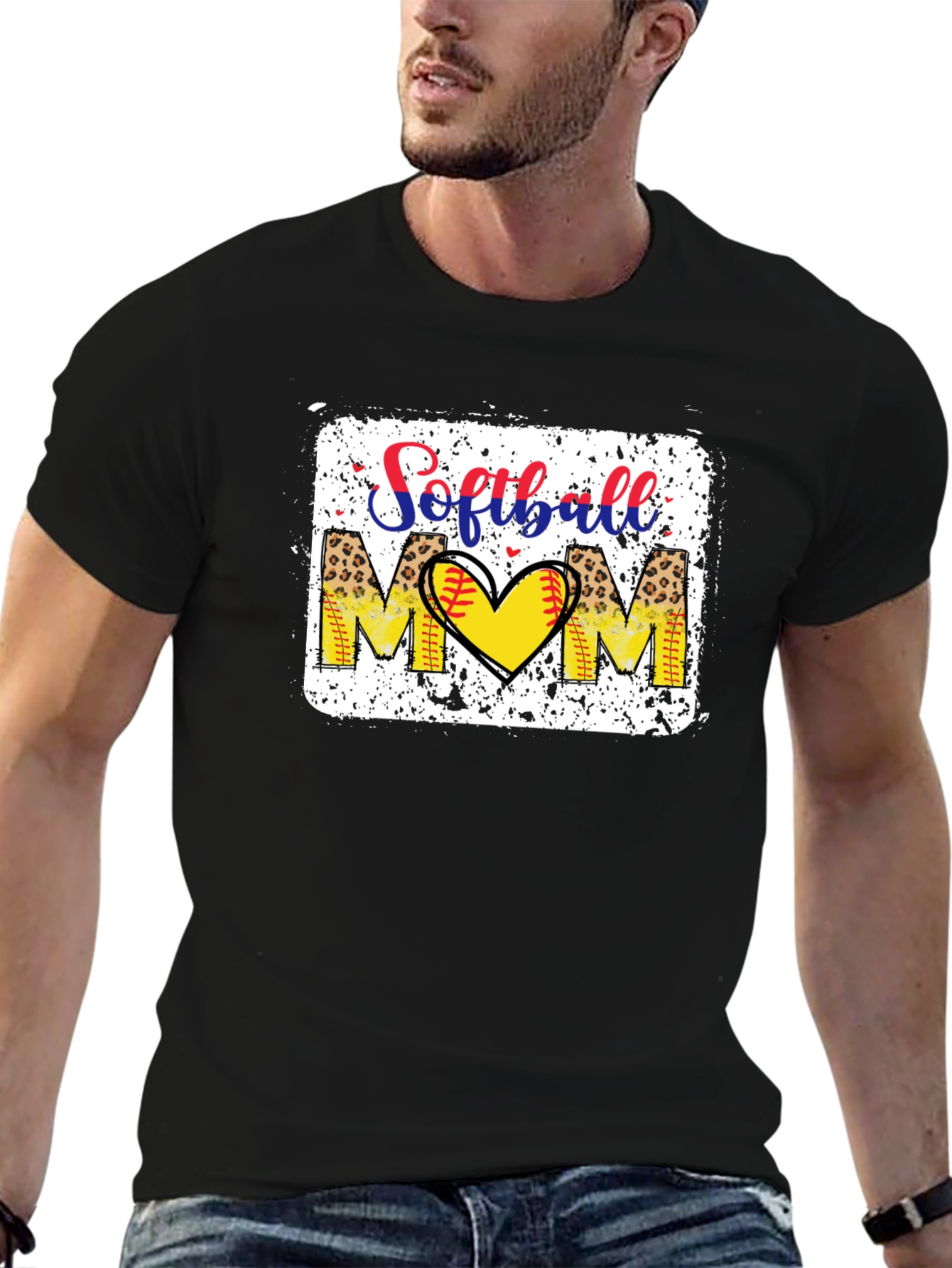 Softball Mom Graphic Tee - Trendy Sports Shirt