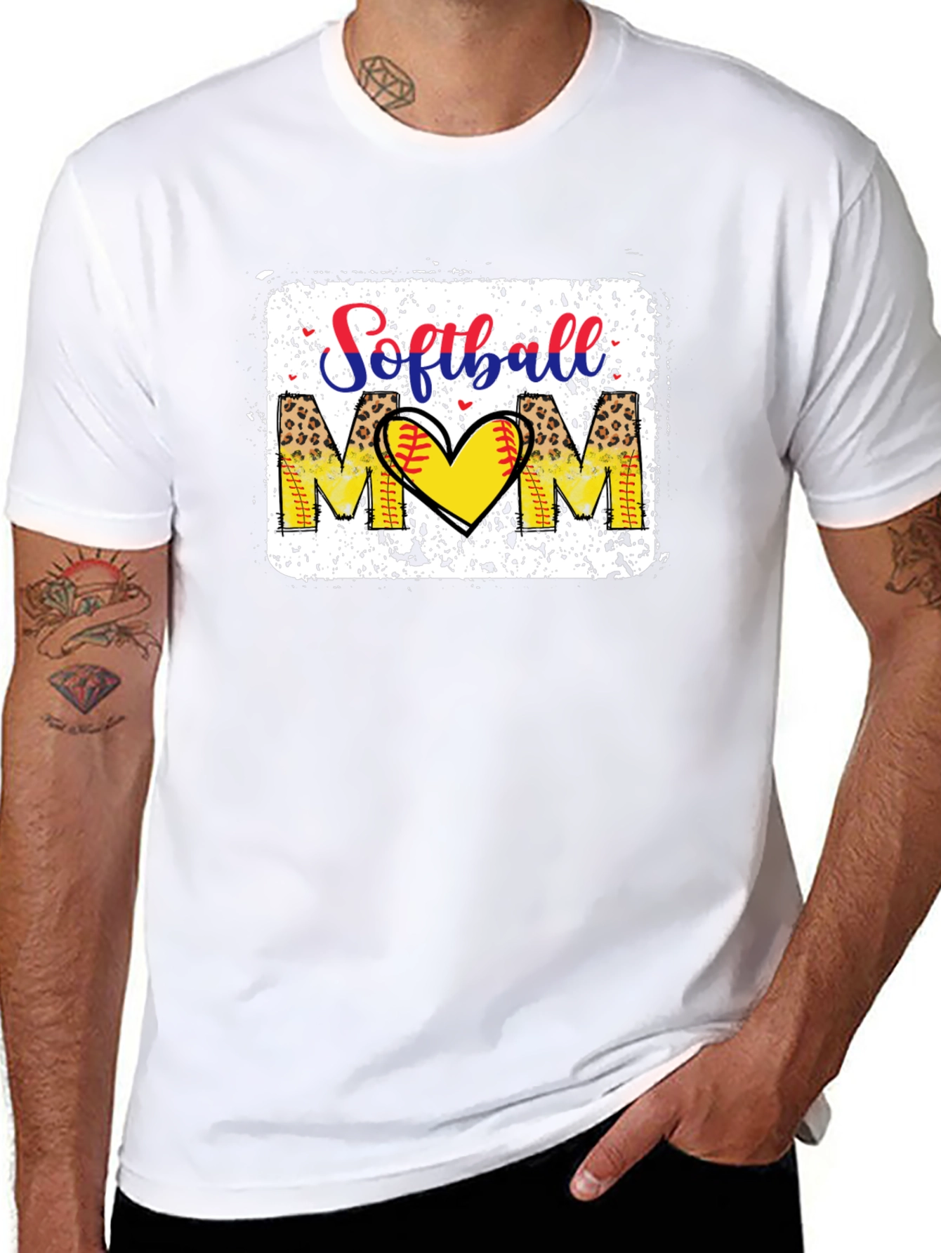 Softball Mom Graphic Tee - Trendy Sports Shirt