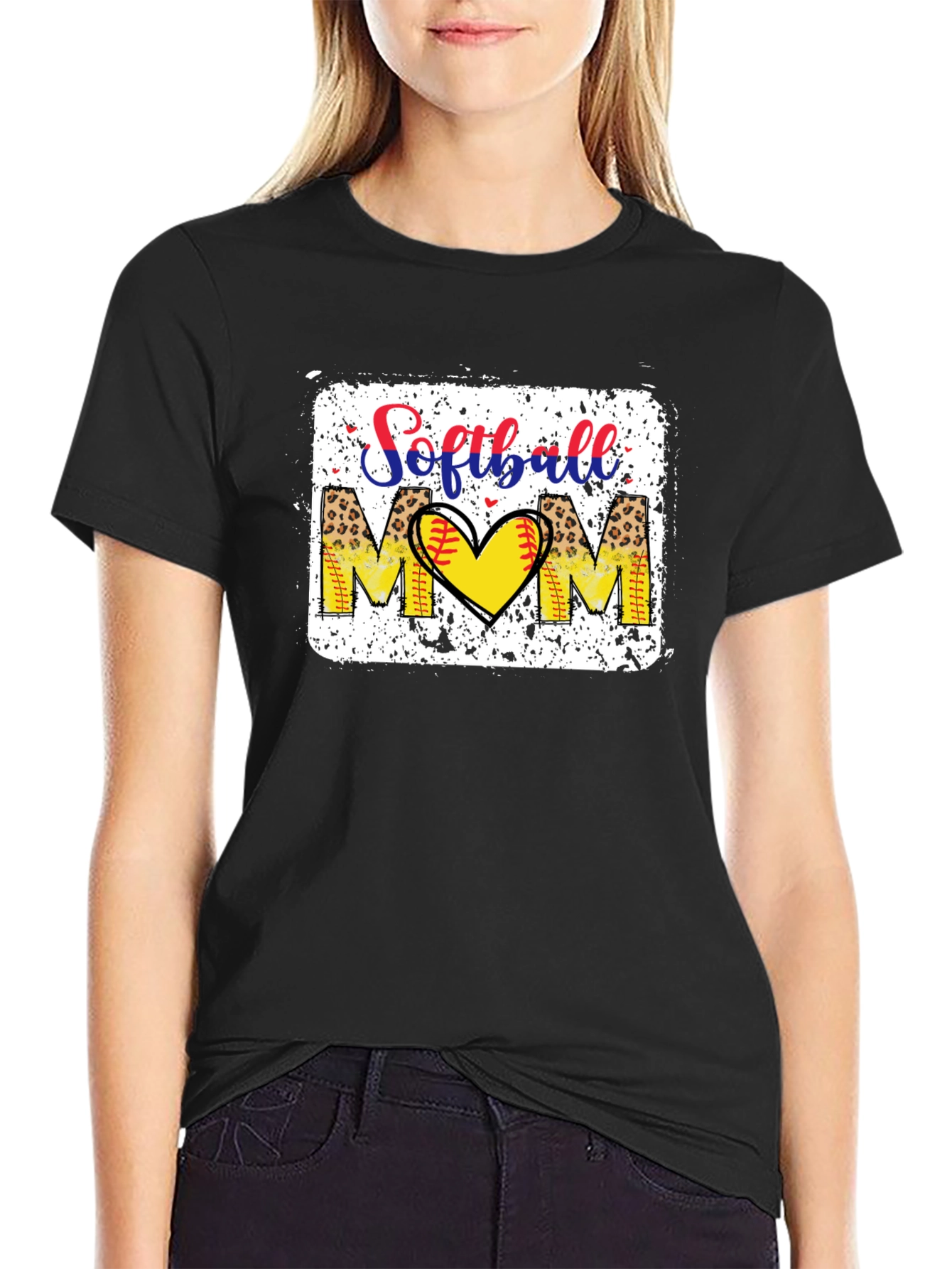 Softball Mom Graphic Tee - Trendy Sports Shirt