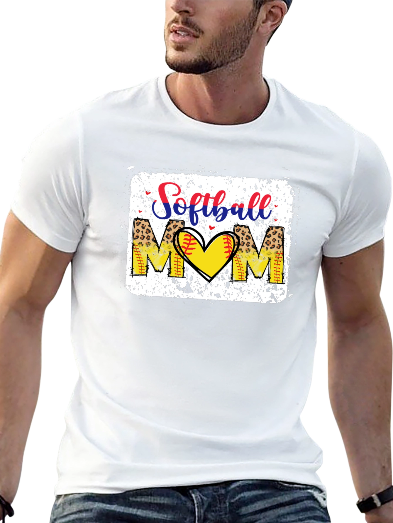 Softball Mom Graphic Tee - Trendy Sports Shirt
