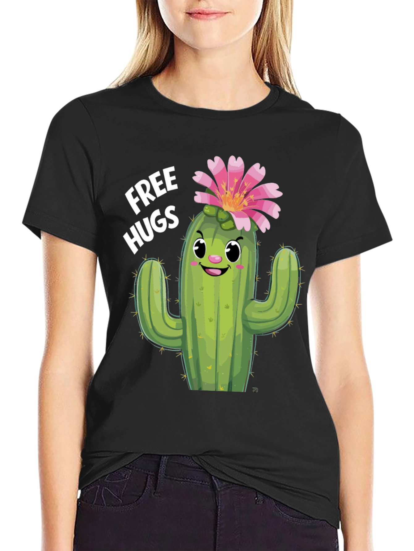 Cactus Hugs T-Shirt - Funny Graphic Tee