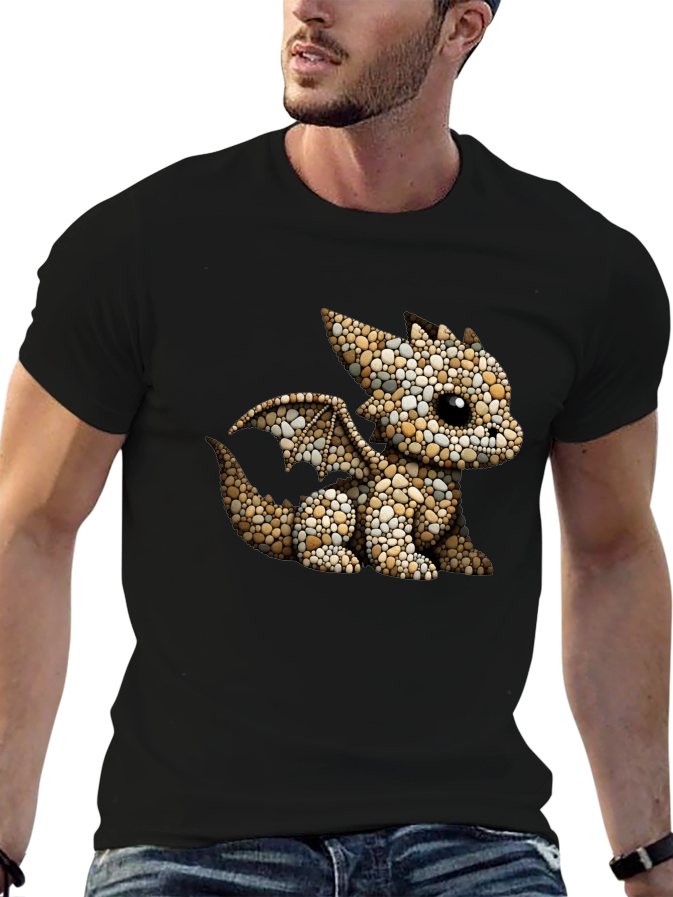 Dragon Pebble Art T-Shirt