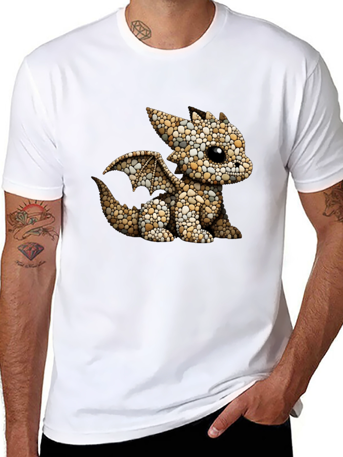 Dragon Pebble Art T-Shirt