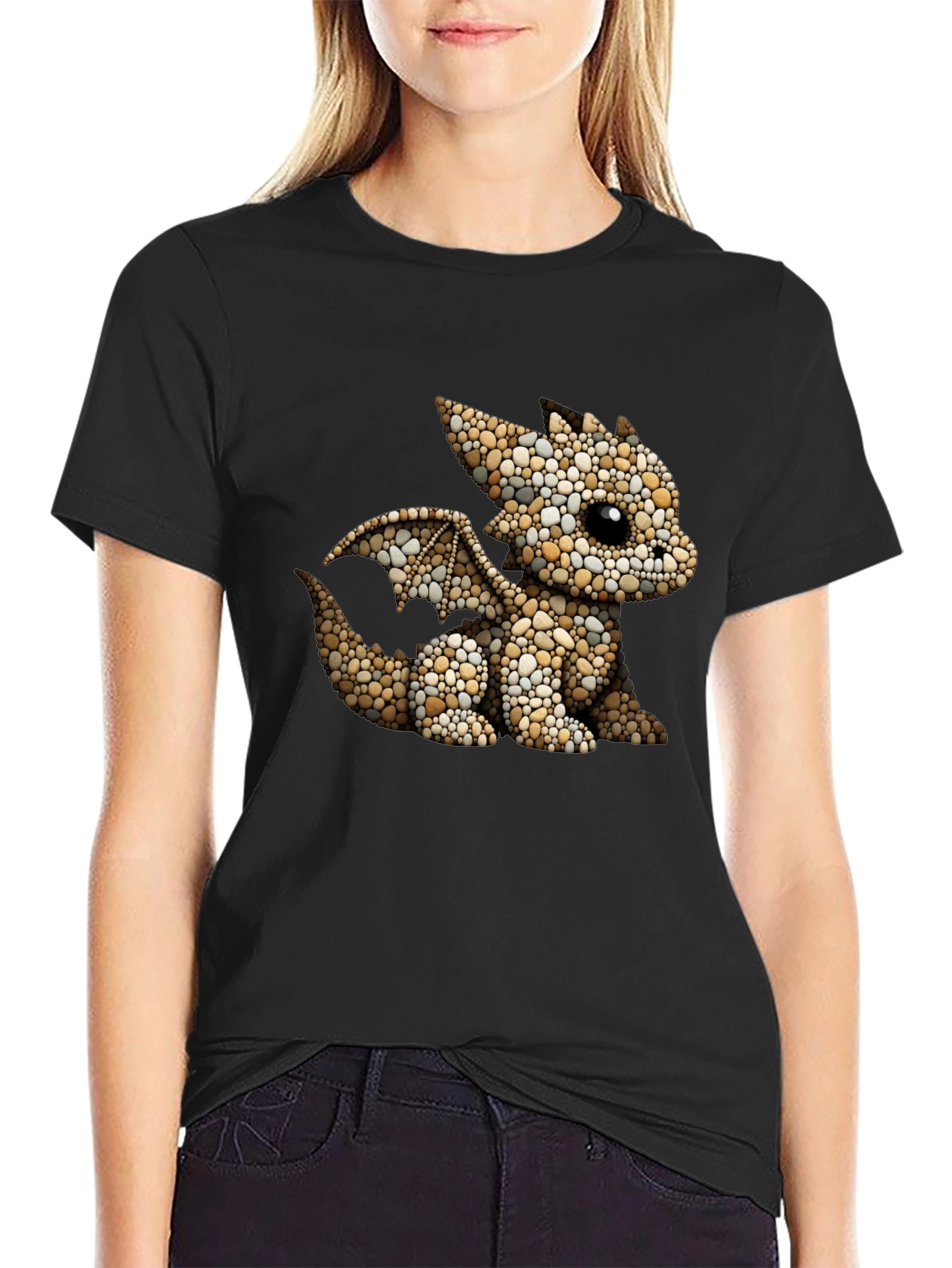 Dragon Pebble Art T-Shirt