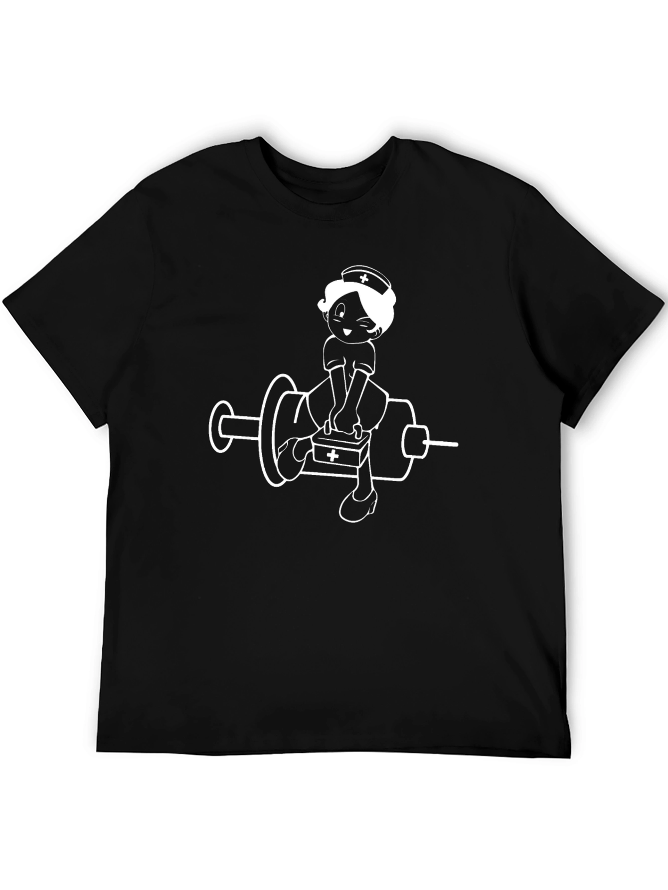 Nurse Injector Graphic Tee - Black