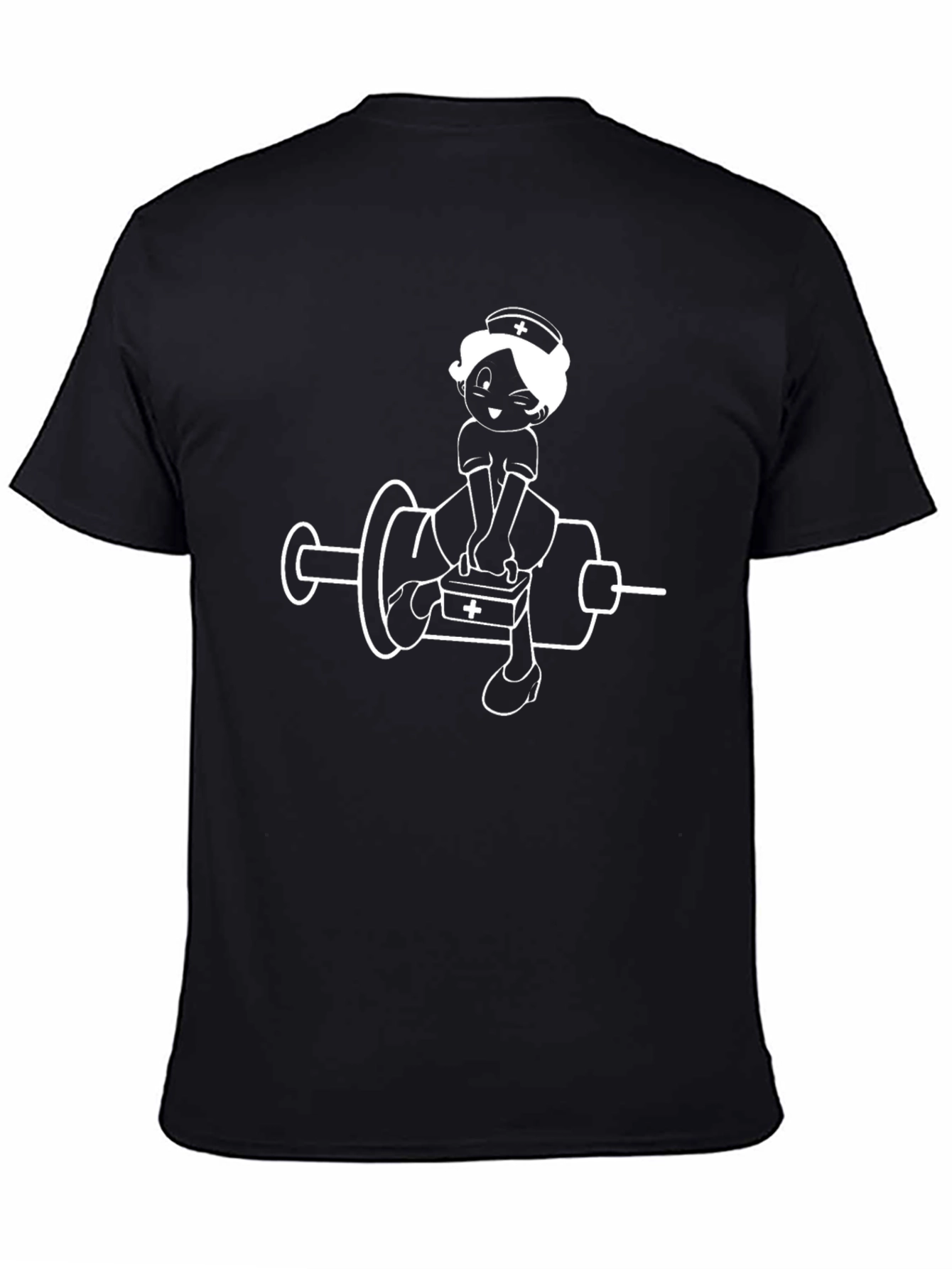 Nurse Injector Graphic Tee - Black