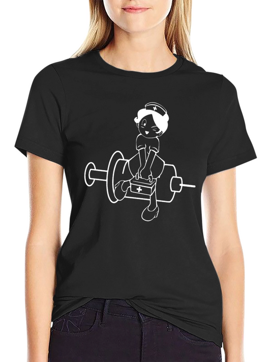 Nurse Injector Graphic Tee - Black
