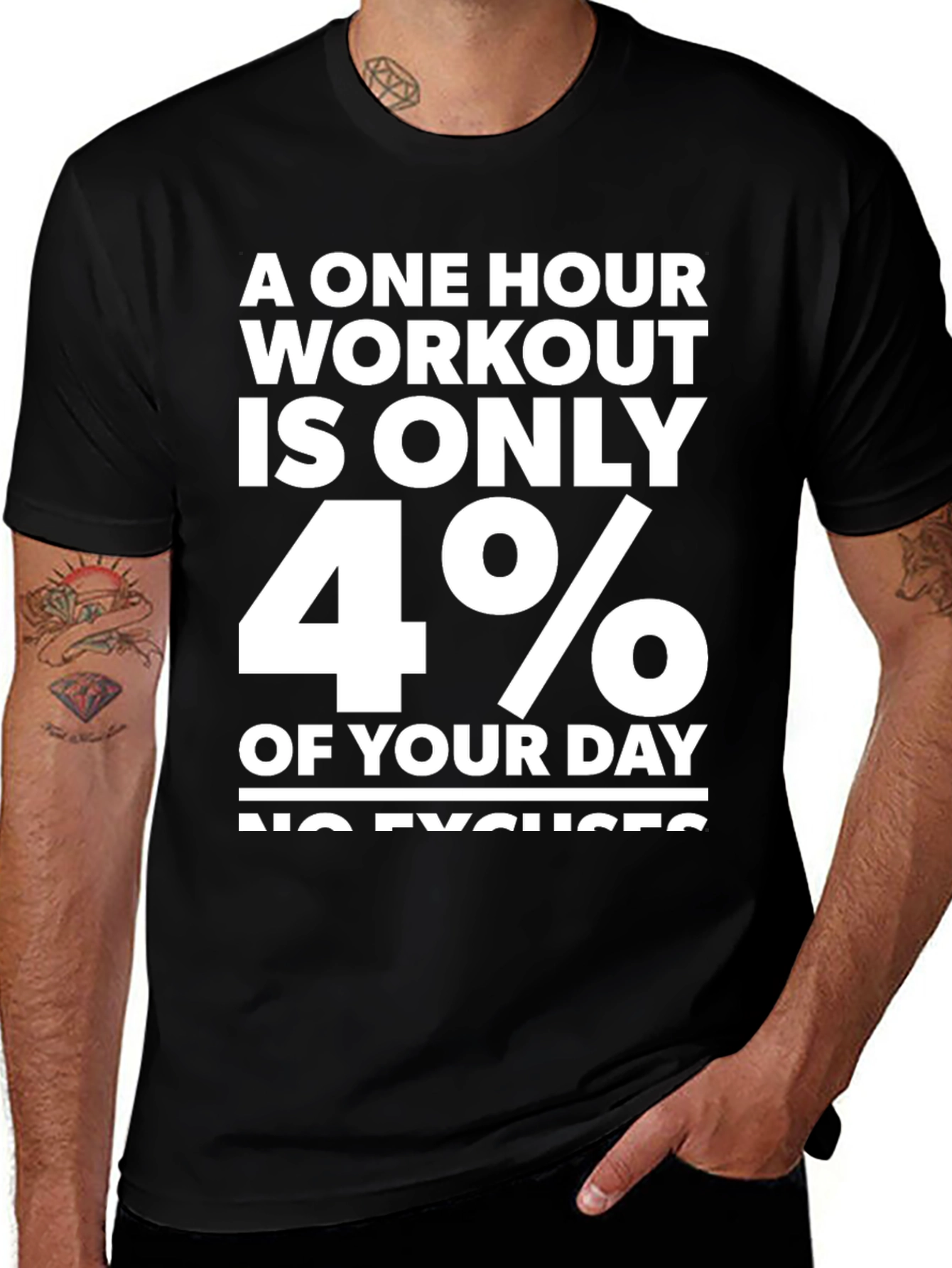 Workout Motivation Tee - 4% of Your Day