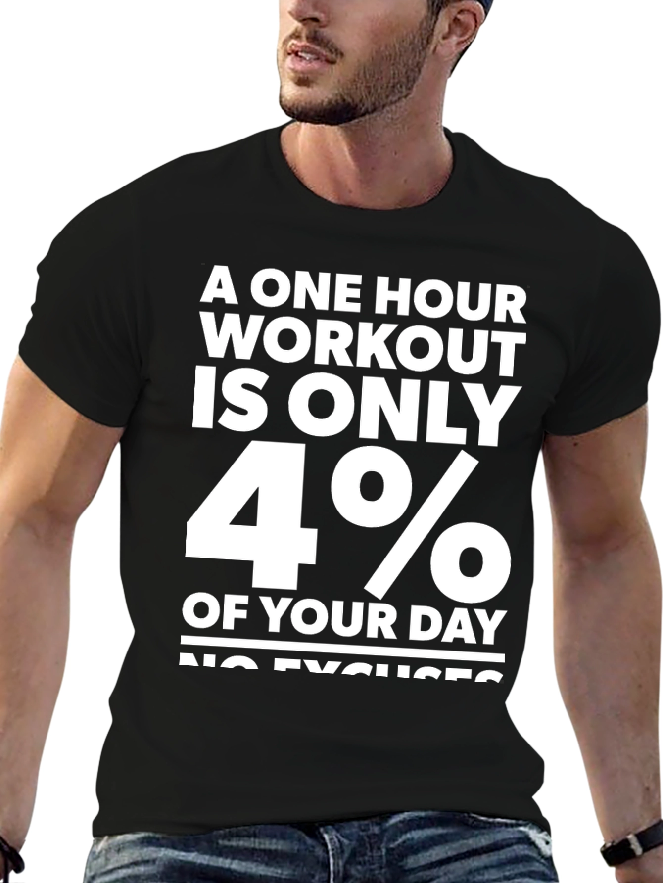 Workout Motivation Tee - 4% of Your Day