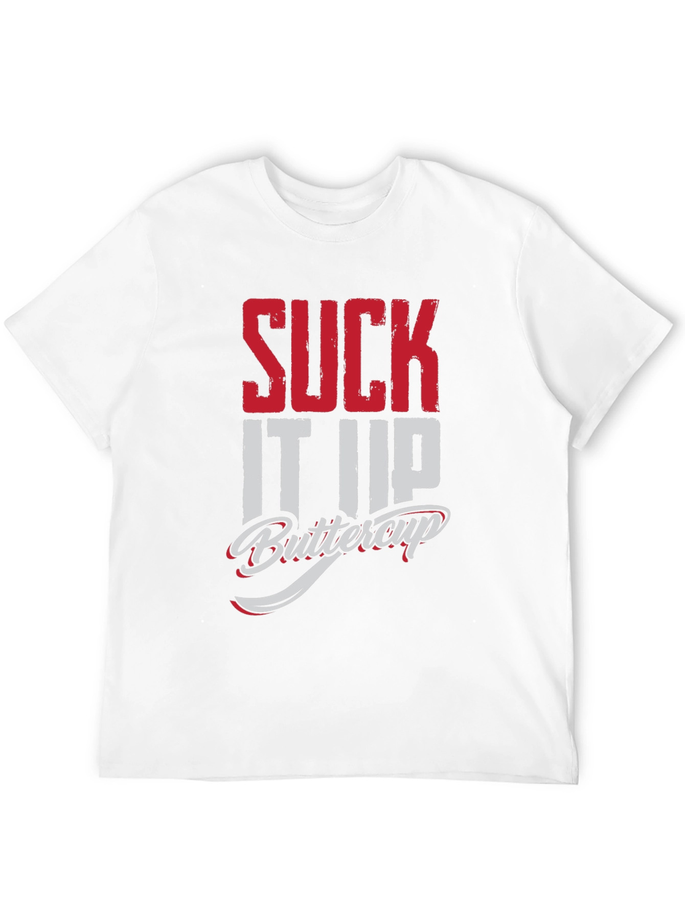 Suck It Up Buttercup Graphic Tee - Black