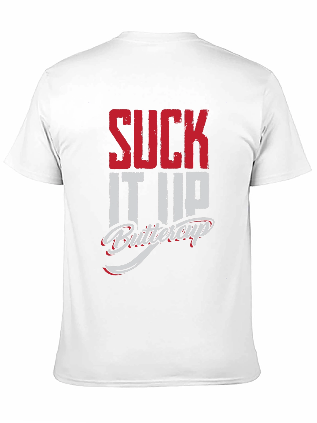 Suck It Up Buttercup Graphic Tee - Black