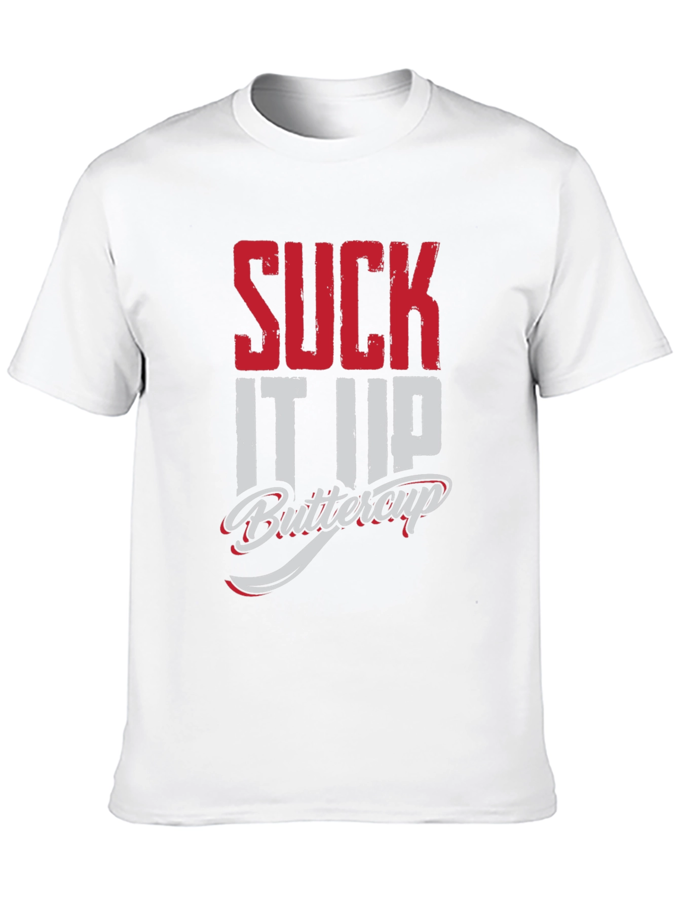 Suck It Up Buttercup Graphic Tee - Black