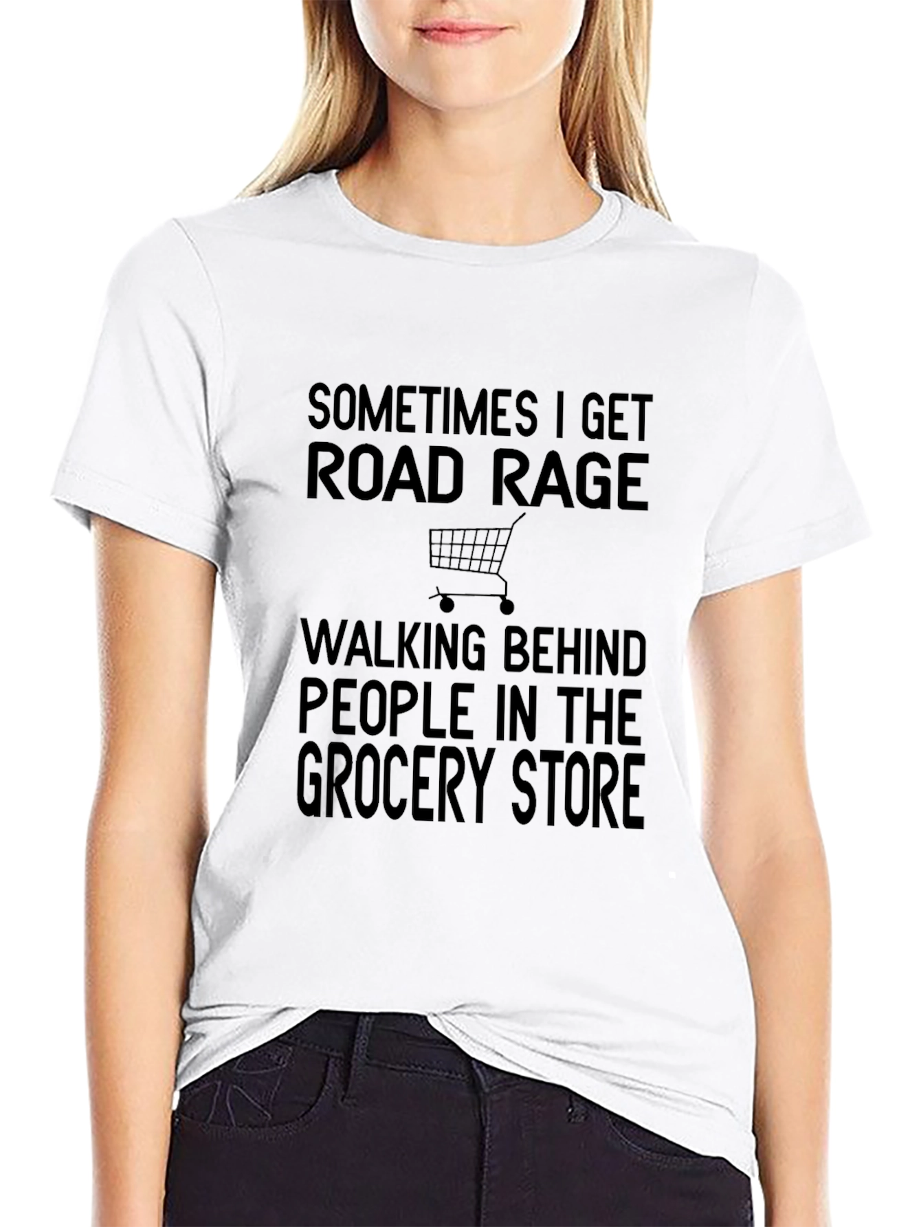 Road Rage Grocery Store T-Shirt