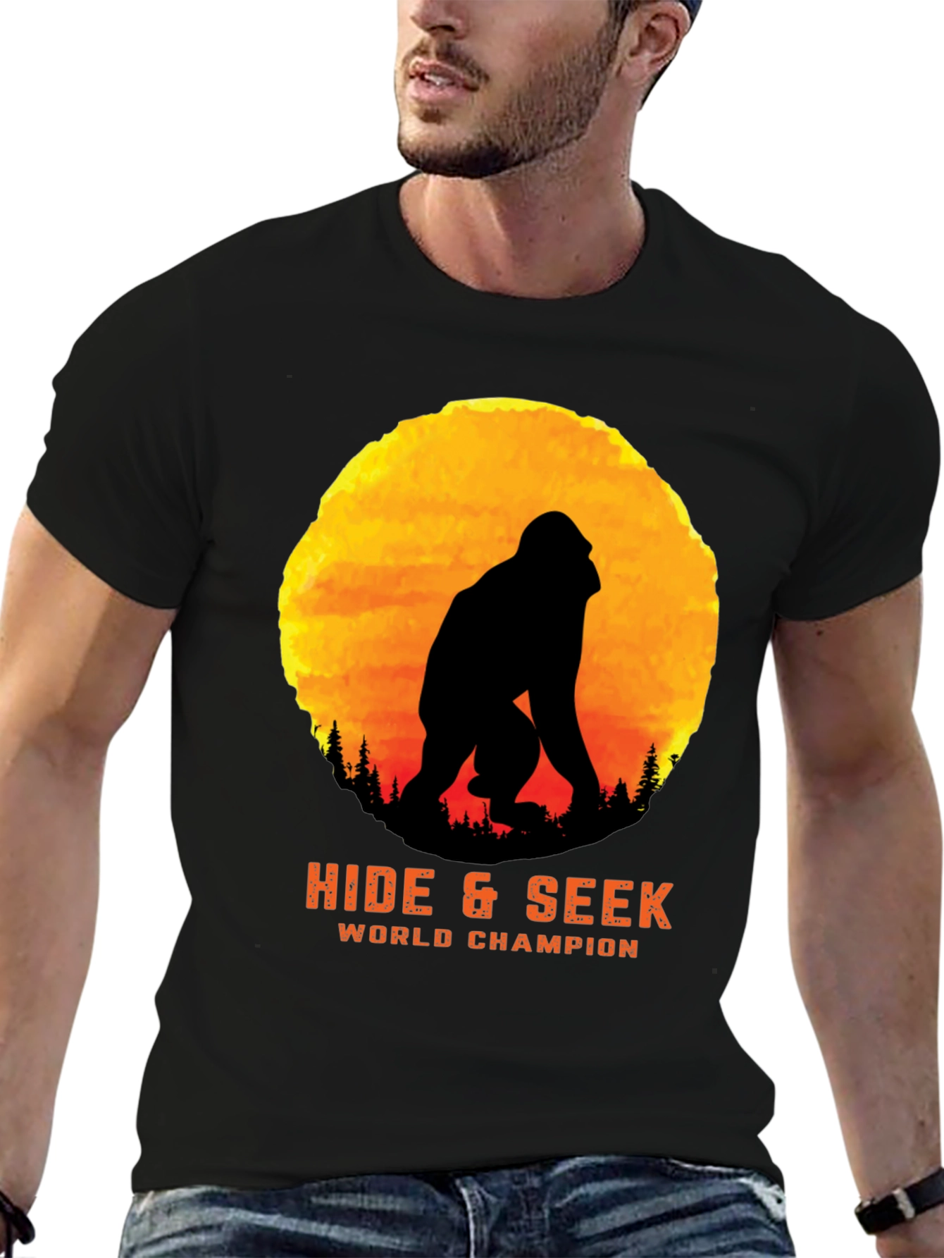 Hide & Seek World Champion Bigfoot Graphic Tee