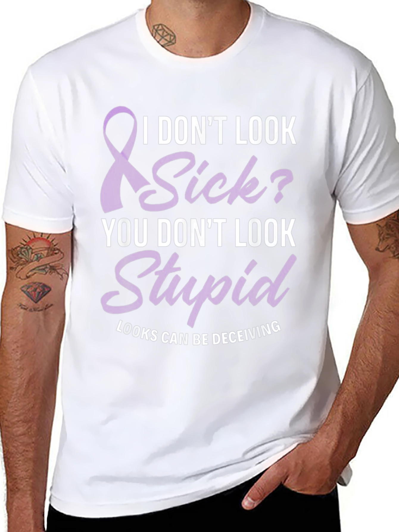 I Dont Look Sick T-Shirt Awareness Tee
