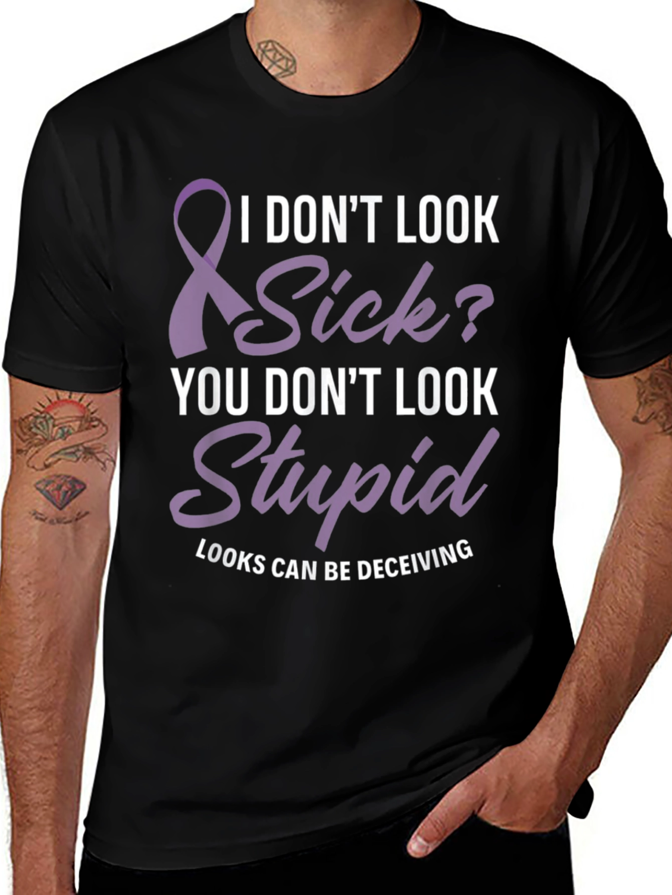 I Dont Look Sick T-Shirt Awareness Tee