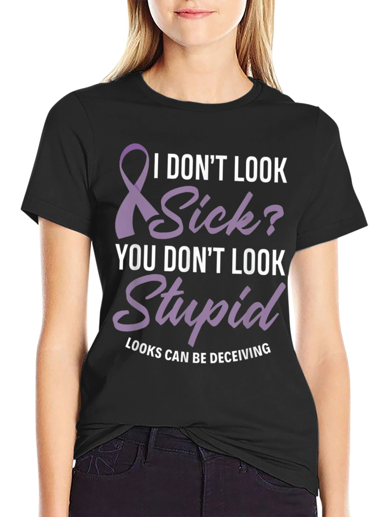 I Dont Look Sick T-Shirt Awareness Tee