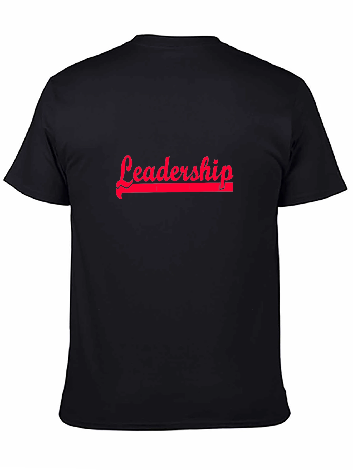 Leadership Tee - Bold Red Graphic