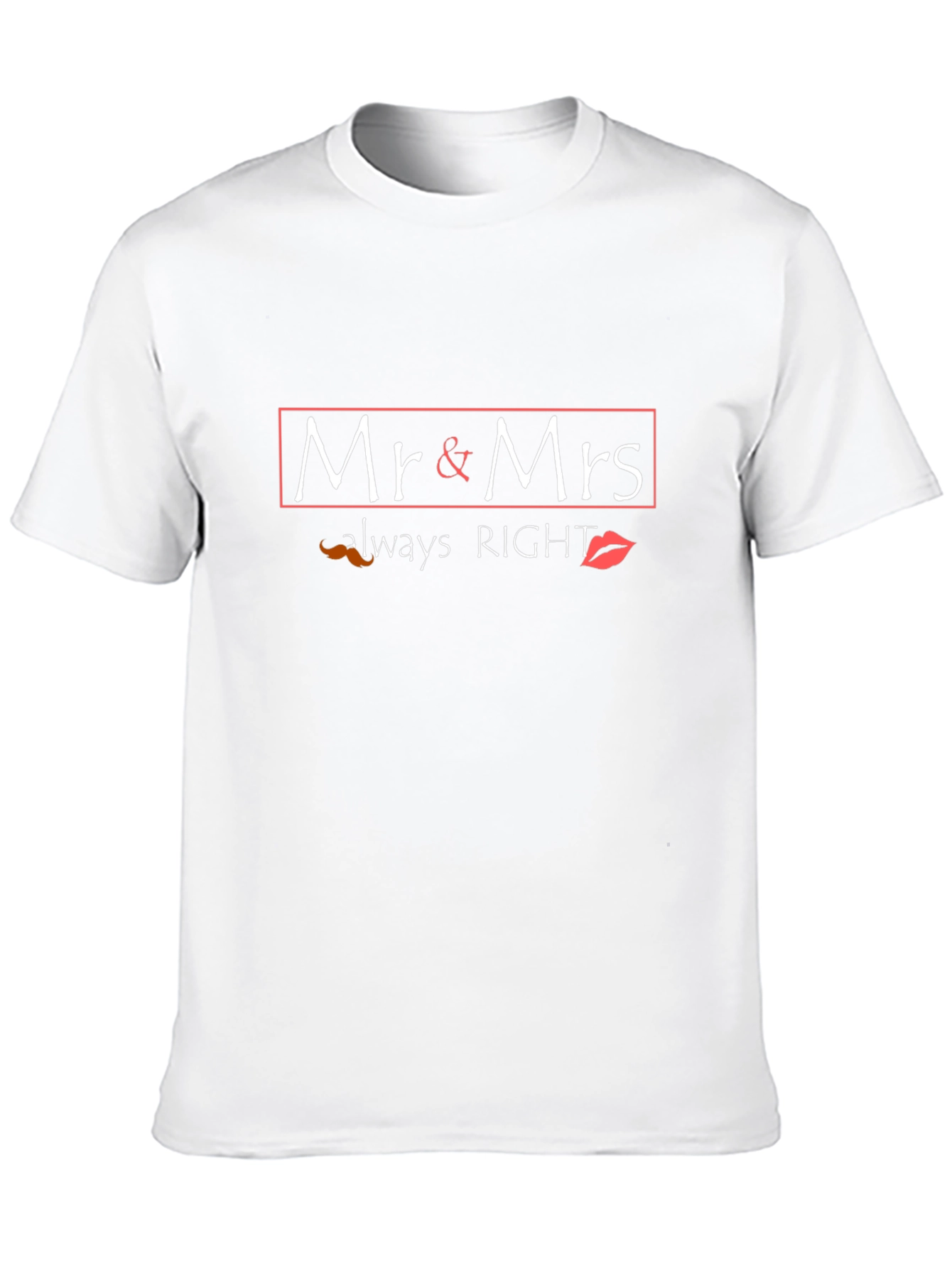 Mr. & Mrs. Always Right Black T-Shirt