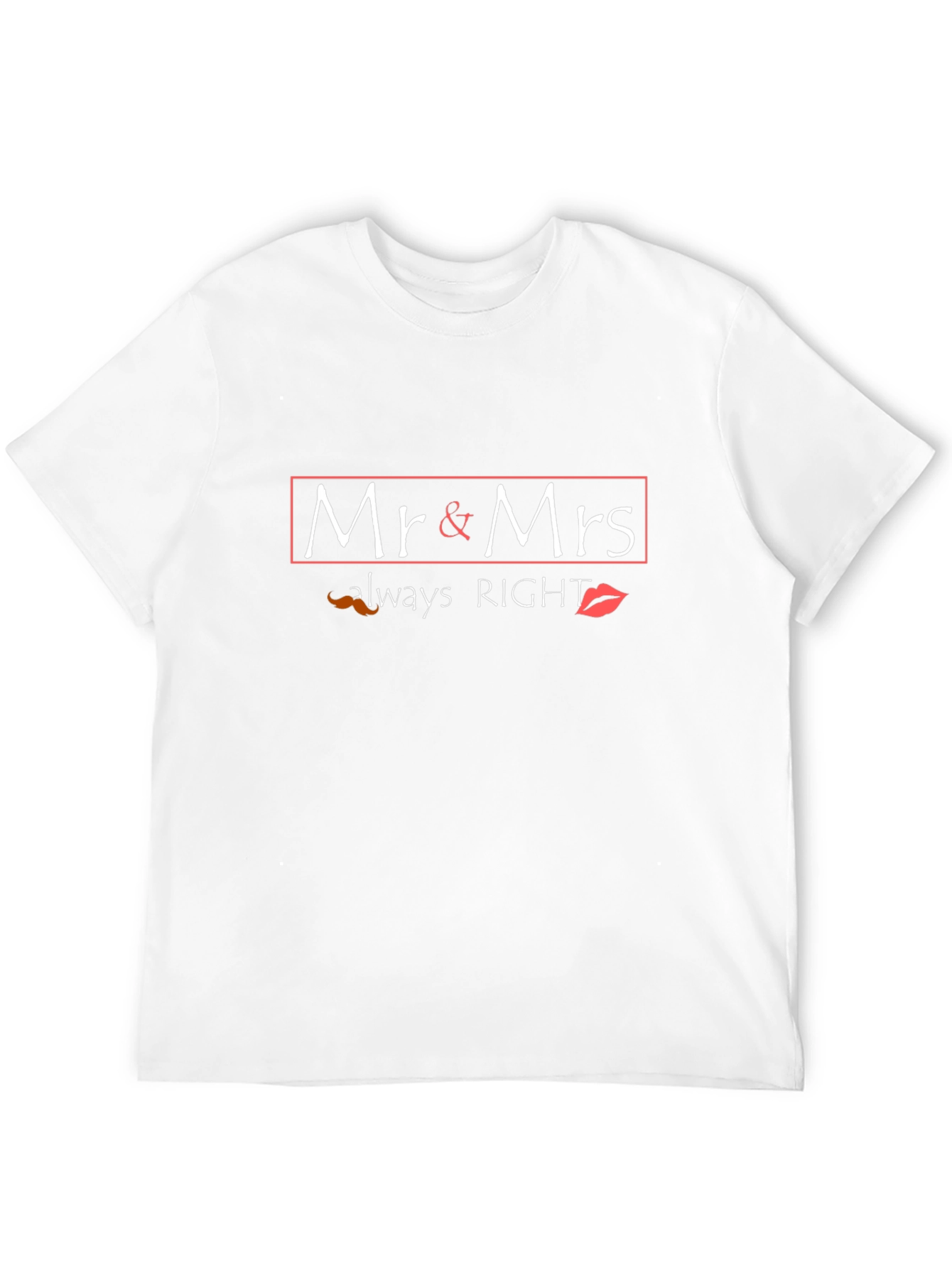 Mr. & Mrs. Always Right Black T-Shirt