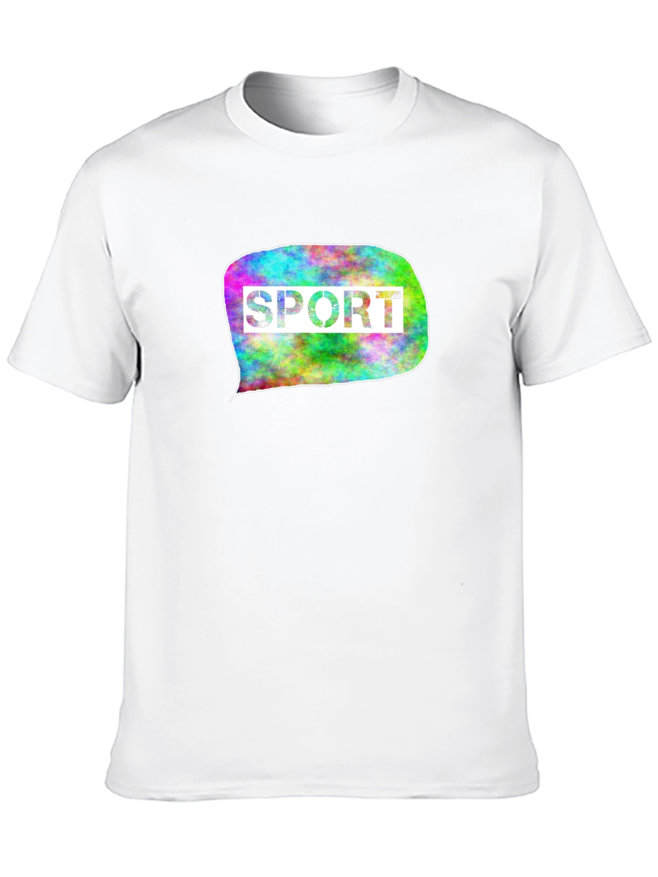 Mens Black T-Shirt with Sport Graphic