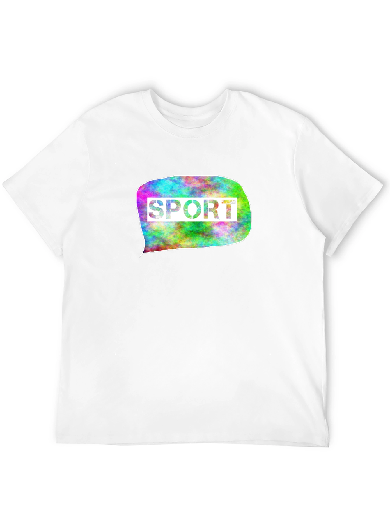 Mens Black T-Shirt with Sport Graphic