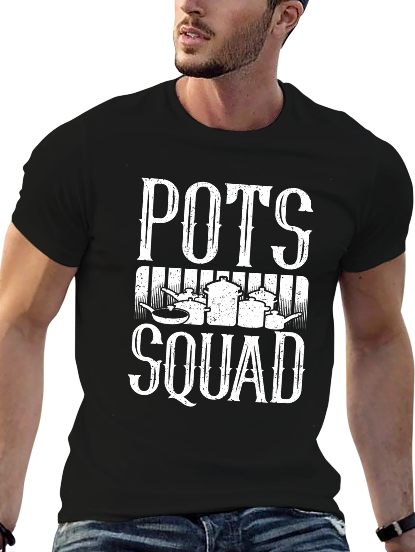 Pots Squad Graphic Tee - Cookware Crew Shirt