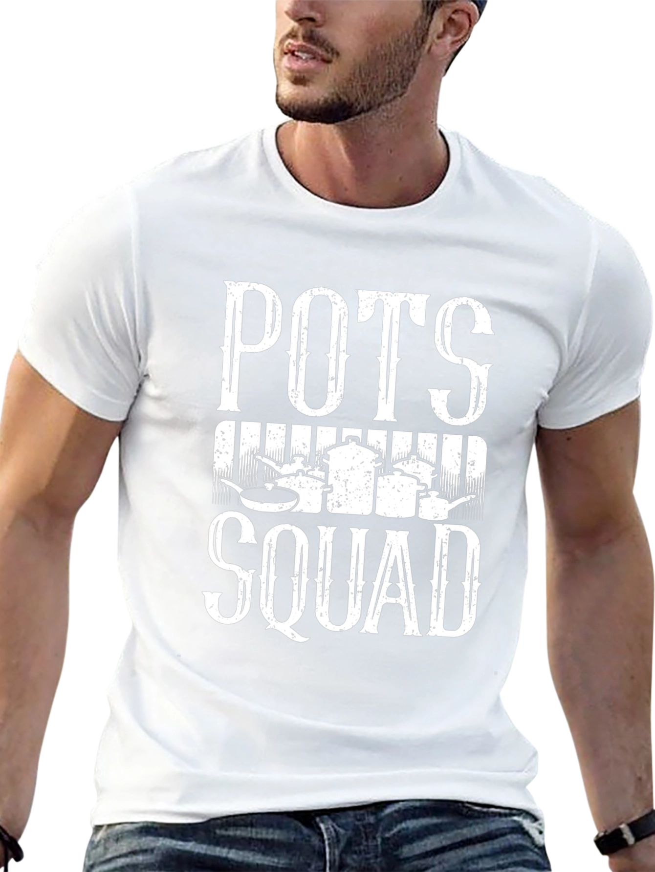Pots Squad Graphic Tee - Cookware Crew Shirt