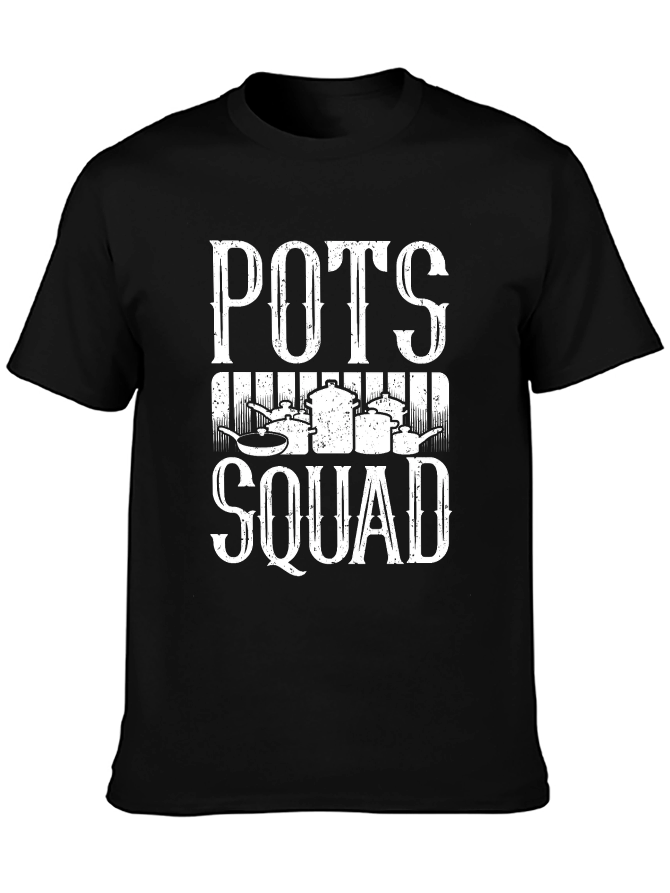 Pots Squad Graphic Tee - Cookware Crew Shirt