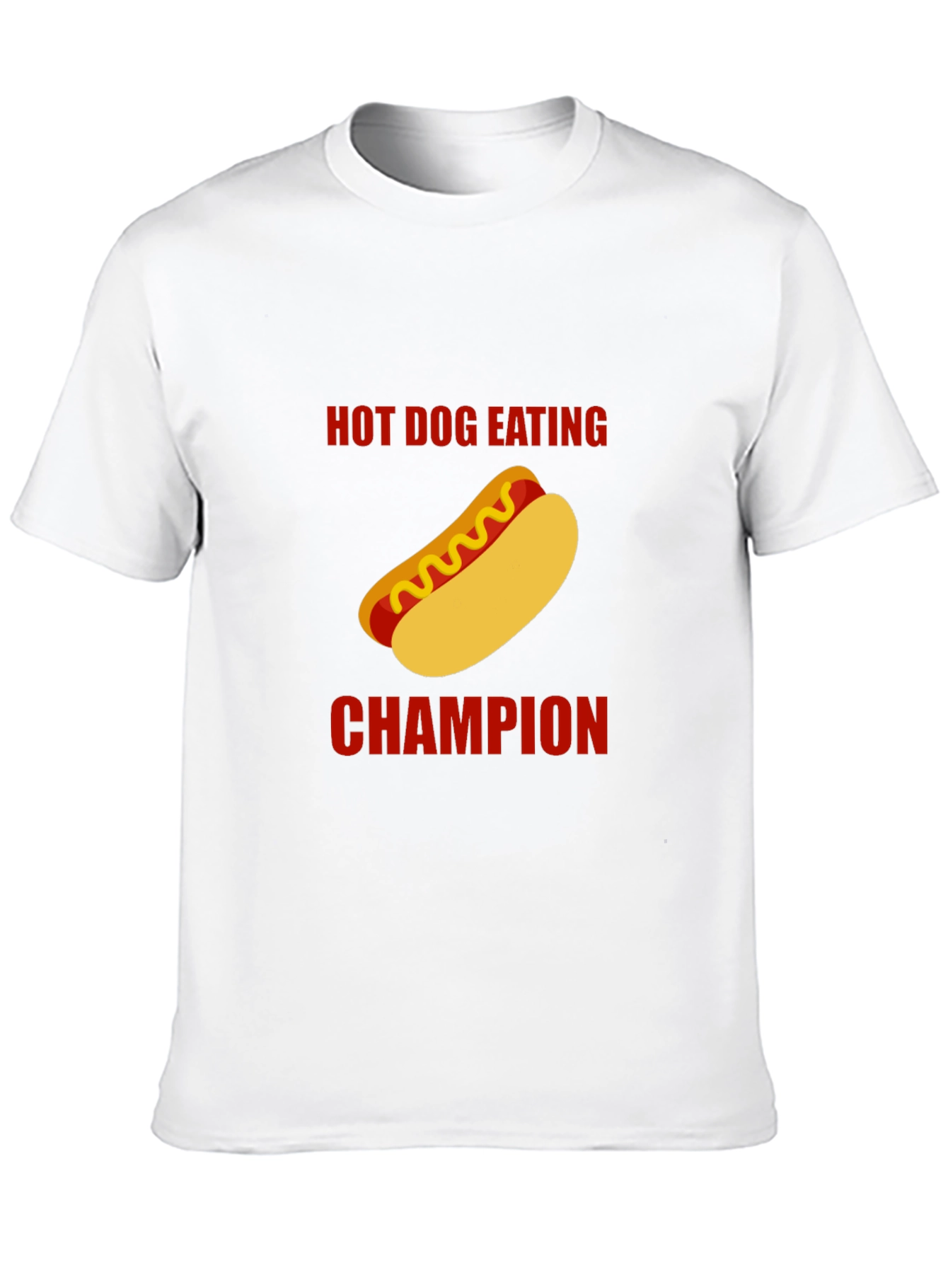 Hot Dog Eating Champion Graphic T-Shirt