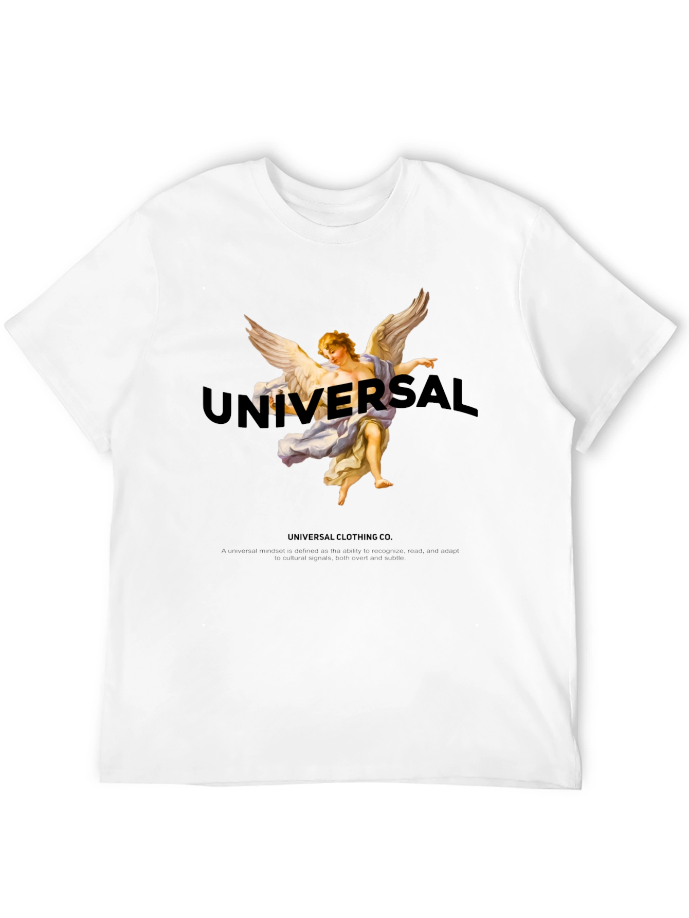 Universal Clothing Angel T-Shirt - Black