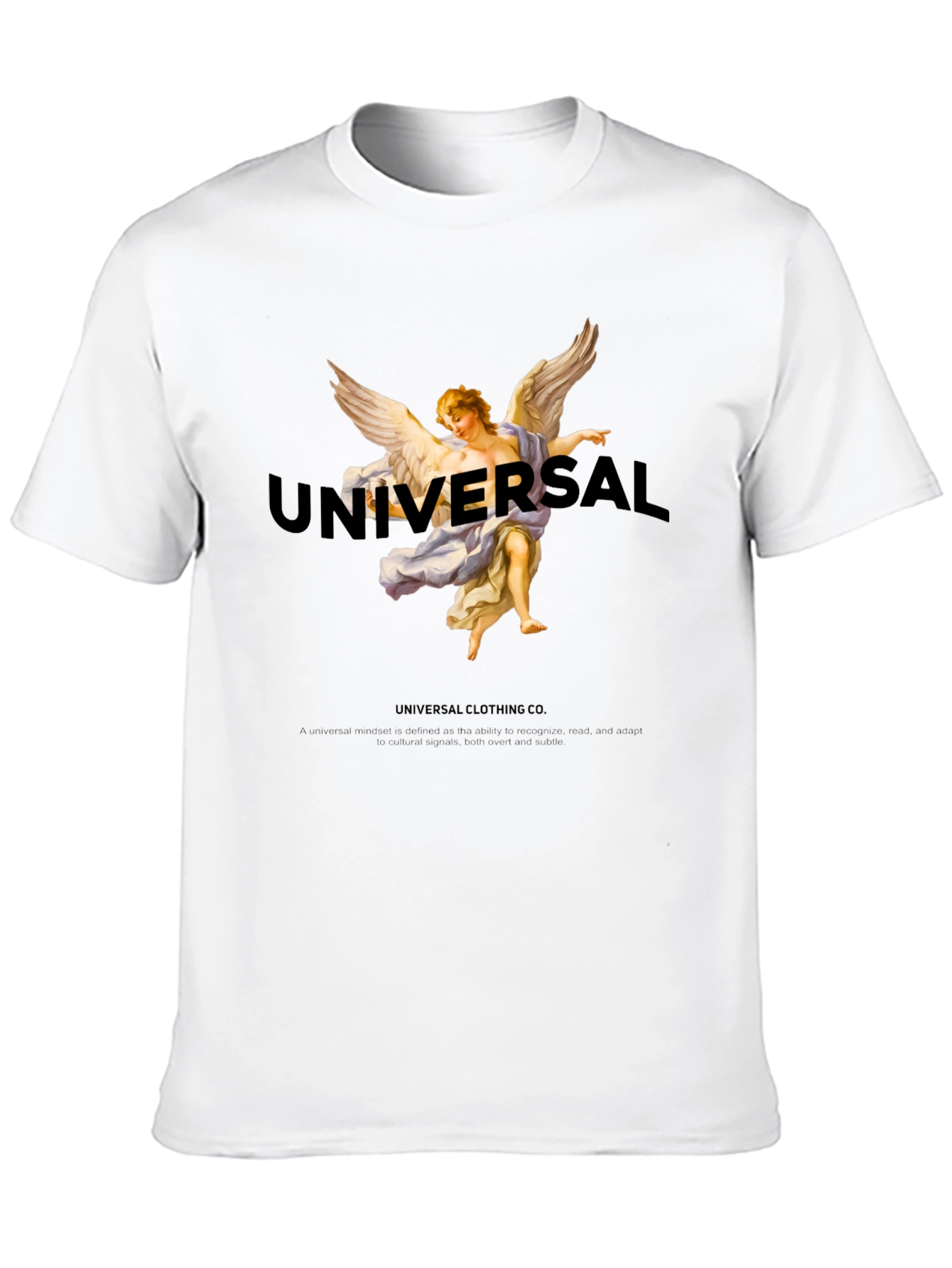 Universal Clothing Angel T-Shirt - Black