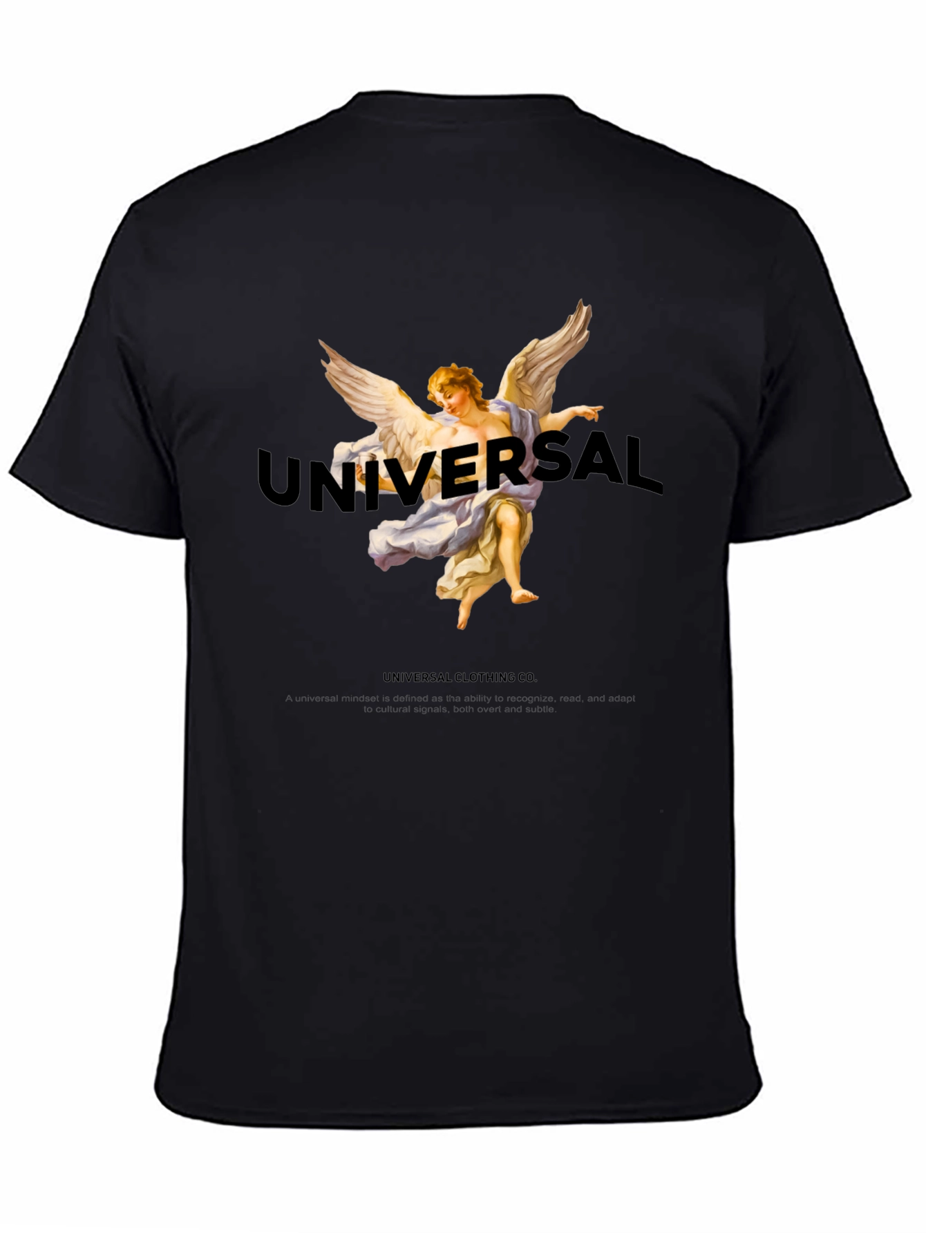 Universal Clothing Angel T-Shirt - Black