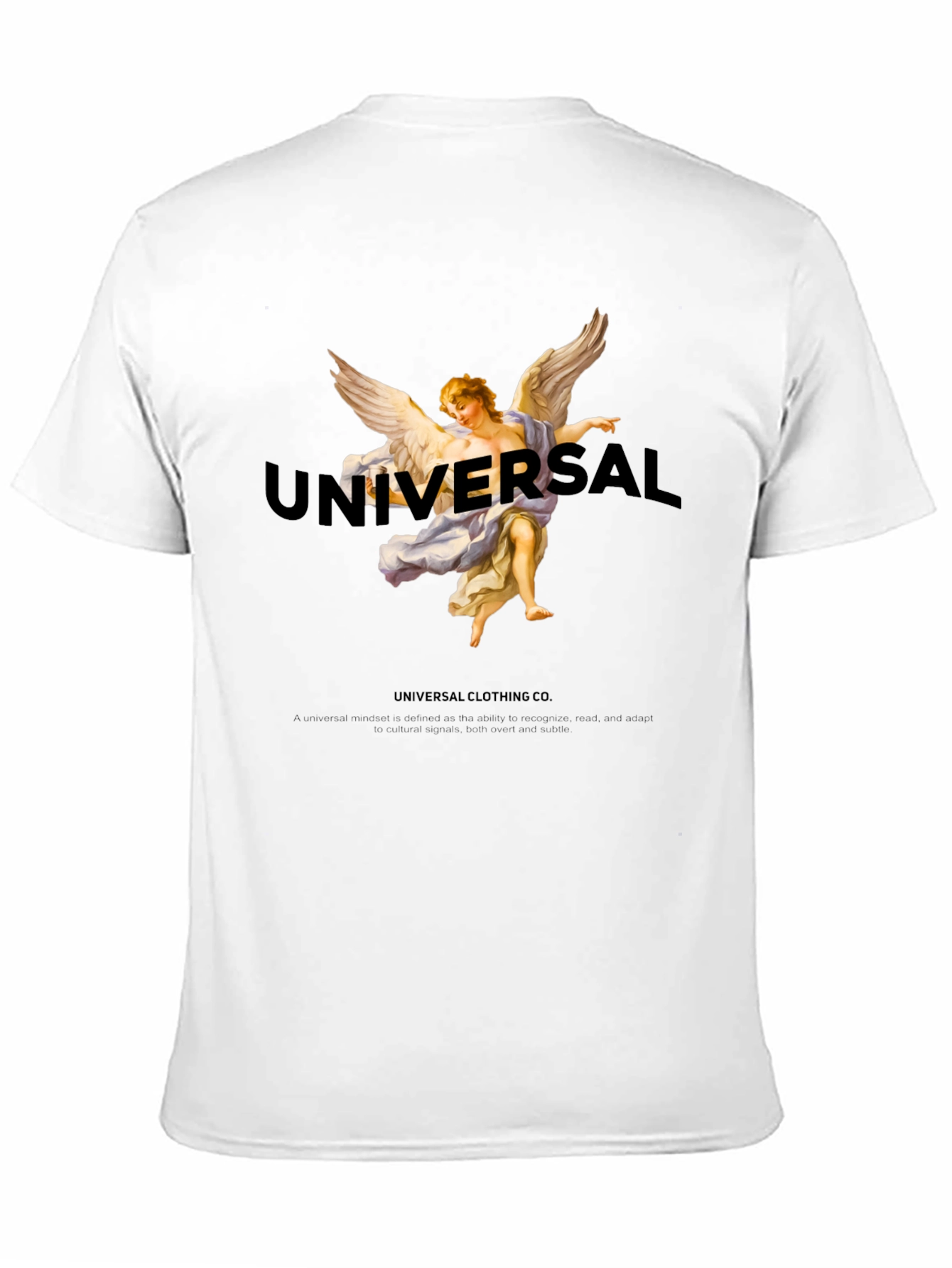 Universal Clothing Angel T-Shirt - Black