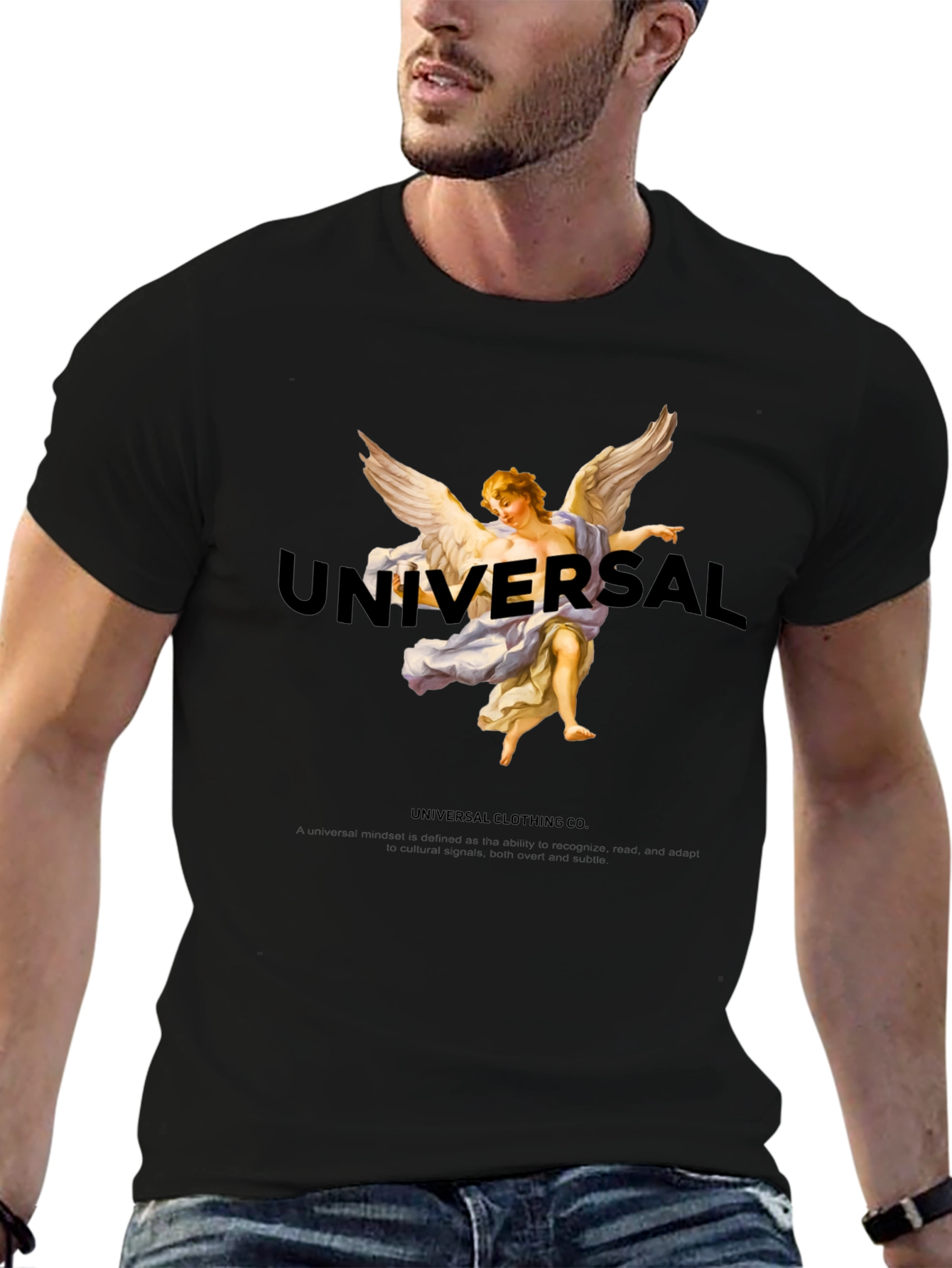 Universal Clothing Angel T-Shirt - Black