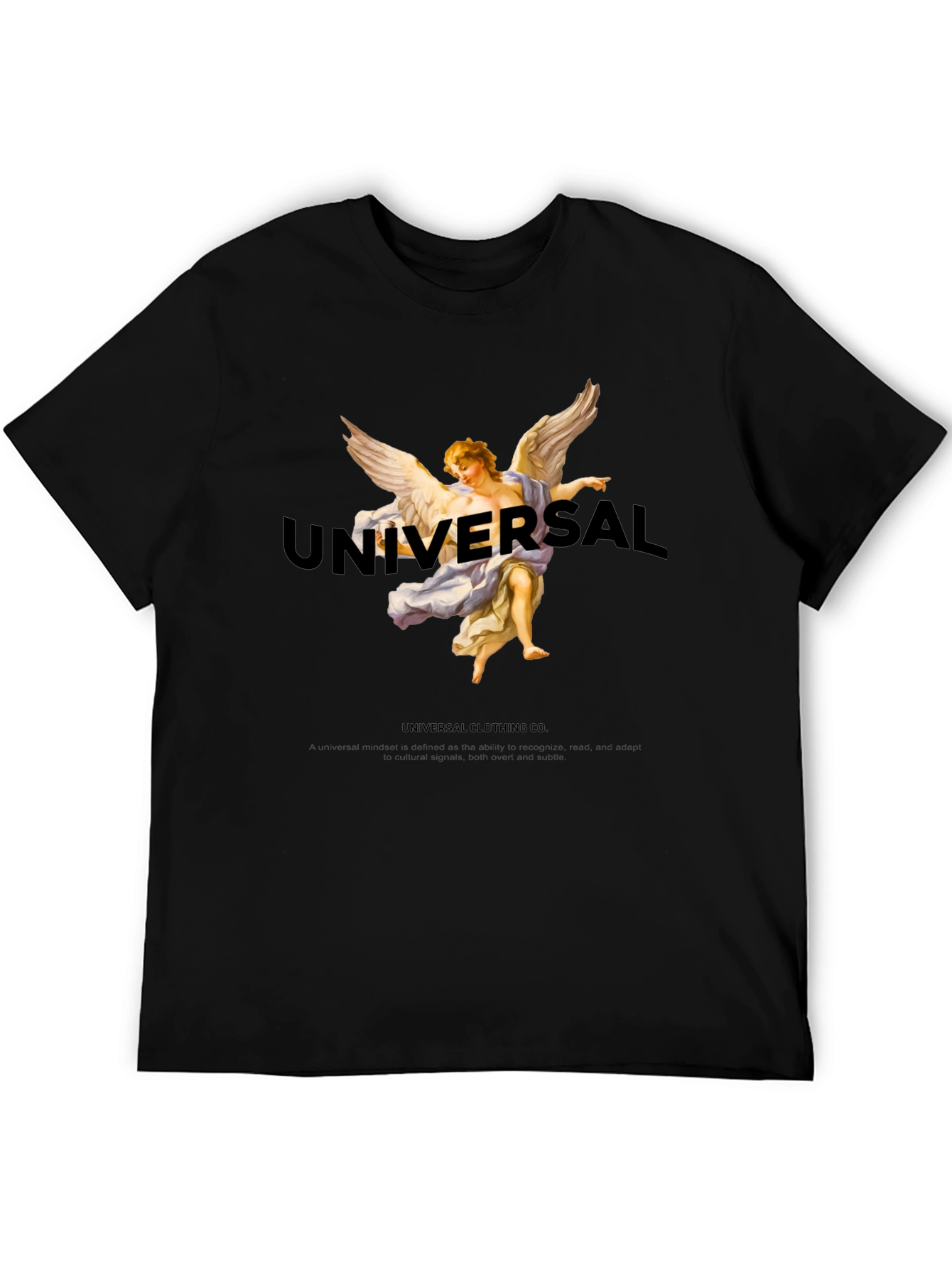 Universal Clothing Angel T-Shirt - Black
