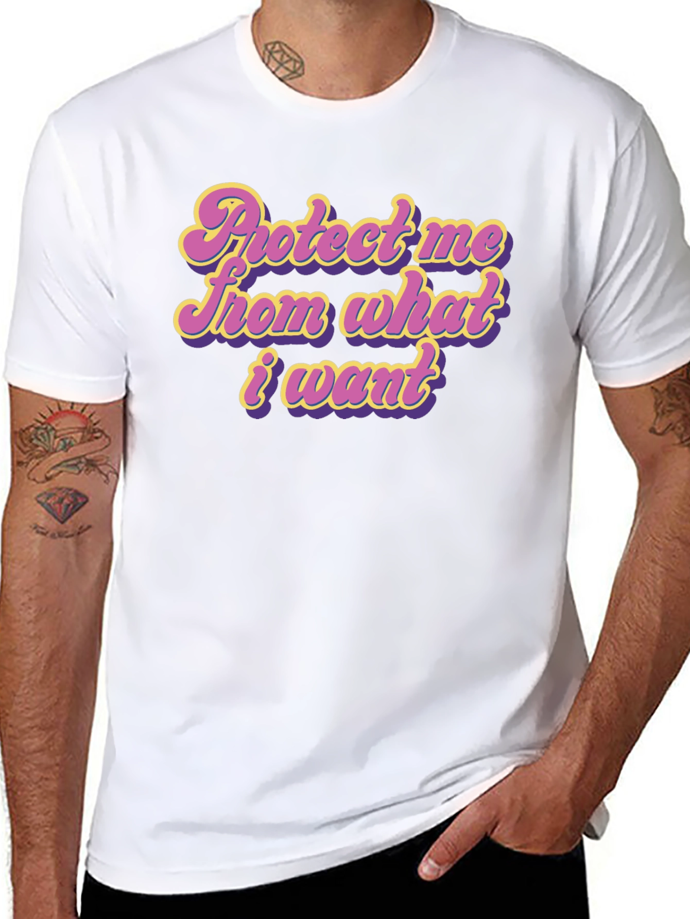 Protect Me From What I Want Graphic T-Shirt