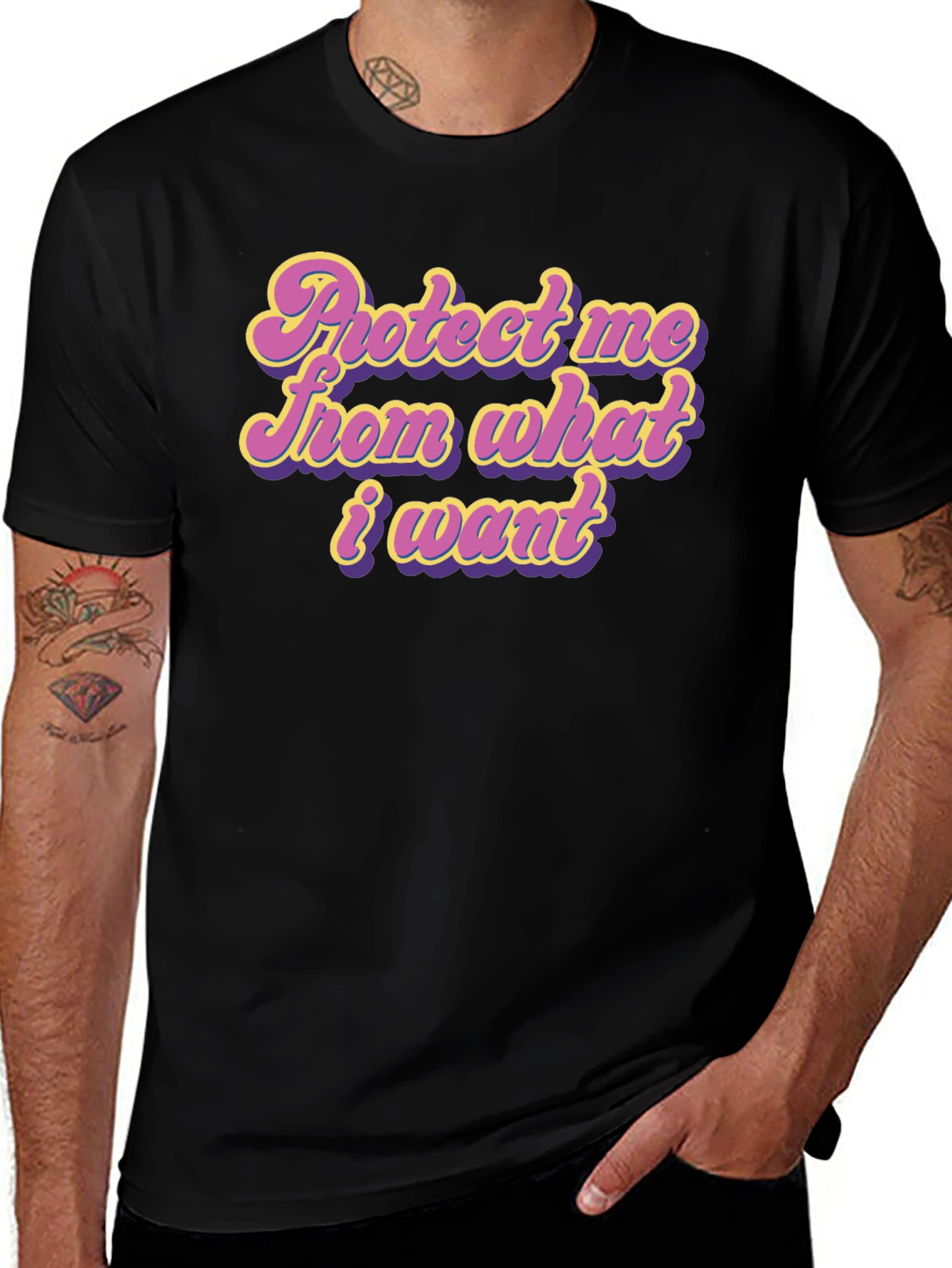 Protect Me From What I Want Graphic T-Shirt