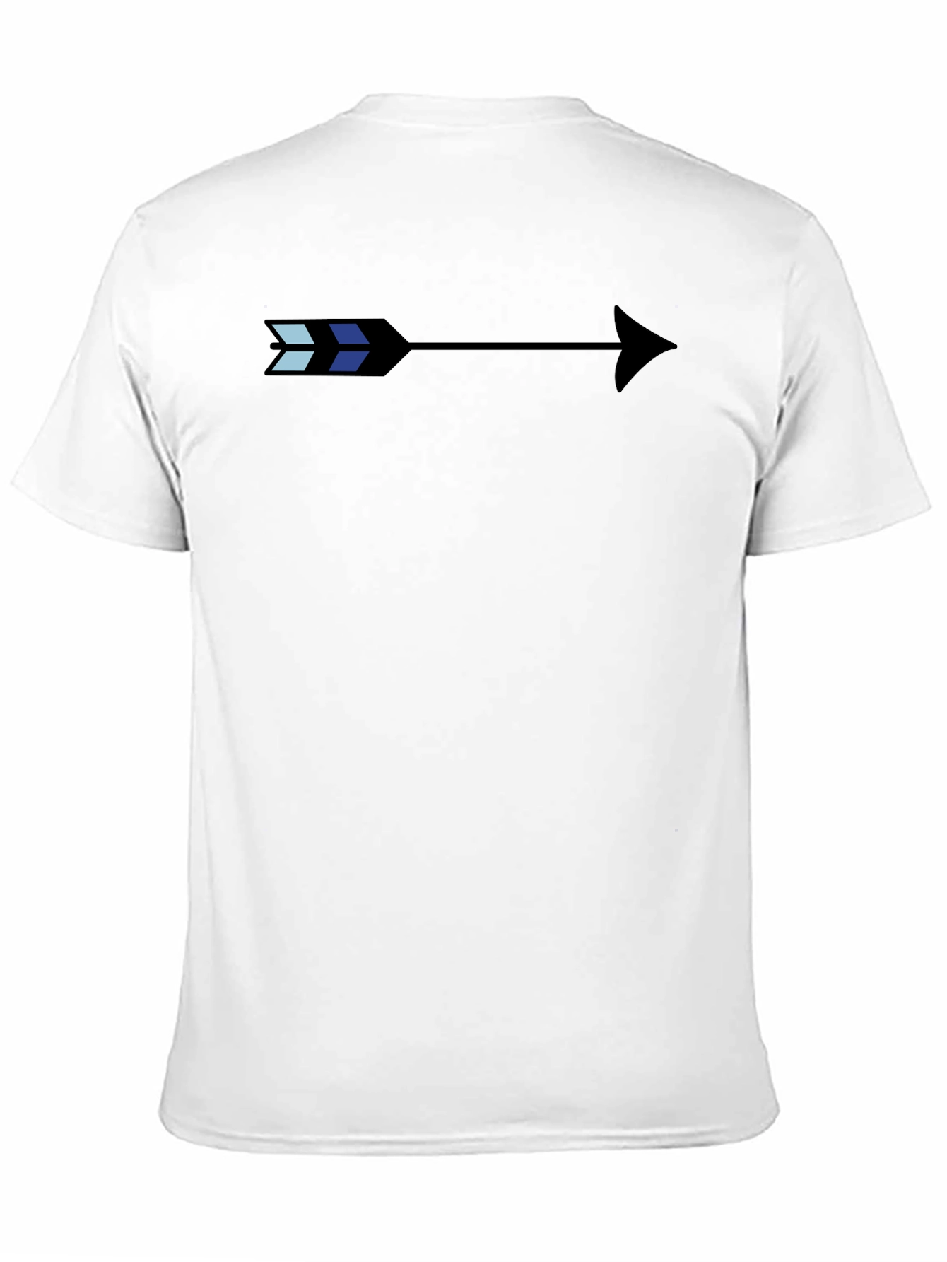 Stylish Arrow Graphic Black T-Shirt