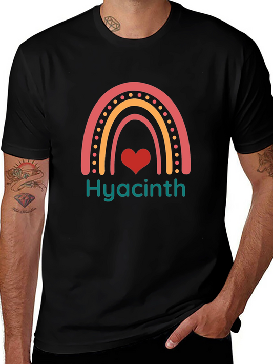 Hyacinth Rainbow Heart Tee - Stylish Comfort
