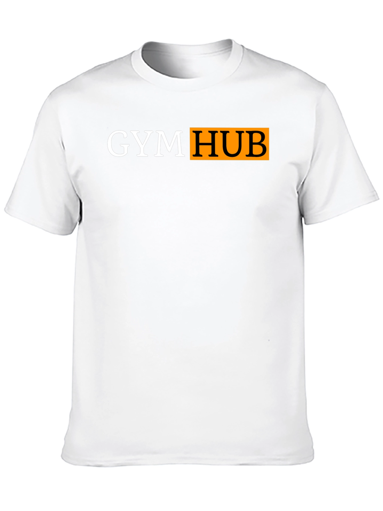 Gym Hub Black T-Shirt - Funny Workout Tee