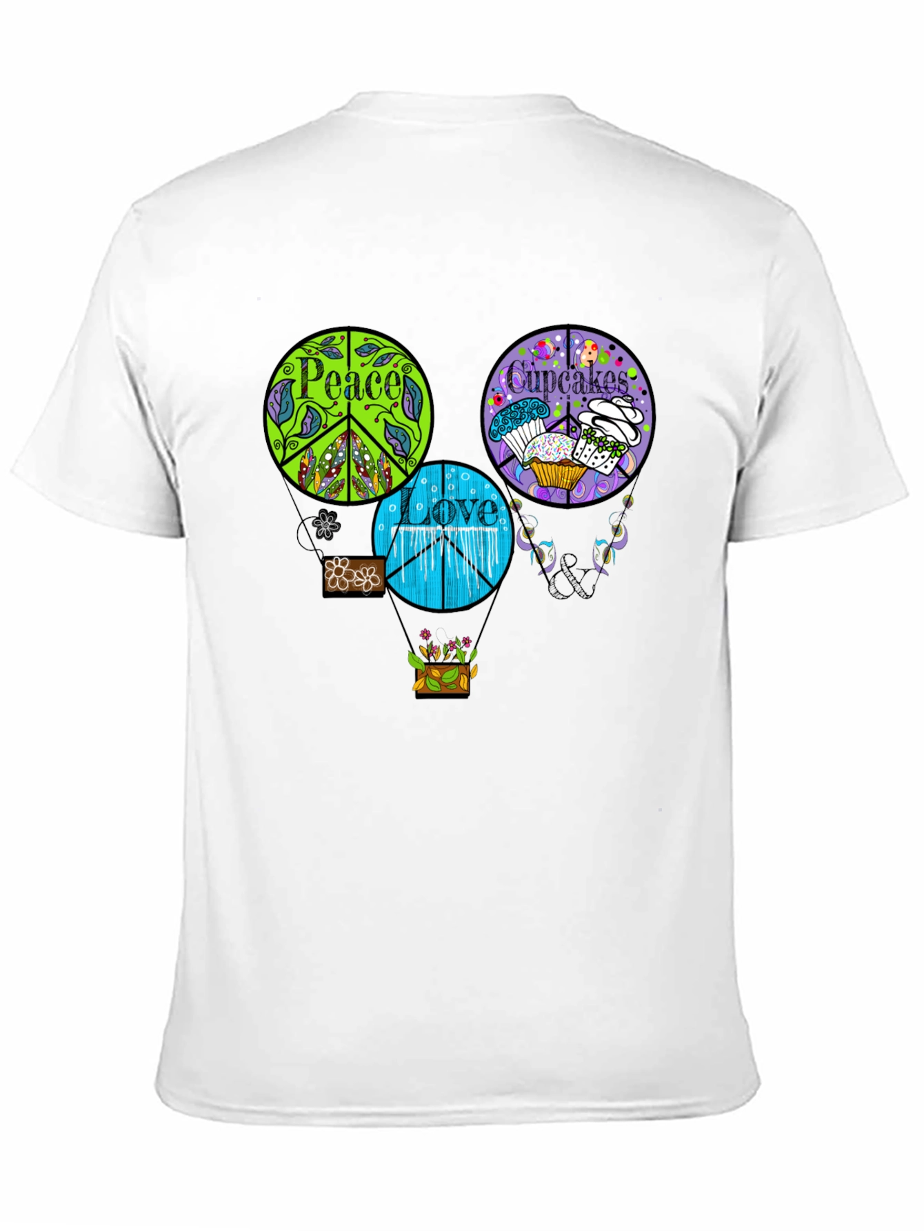 Peace Love Cupcakes T-Shirt