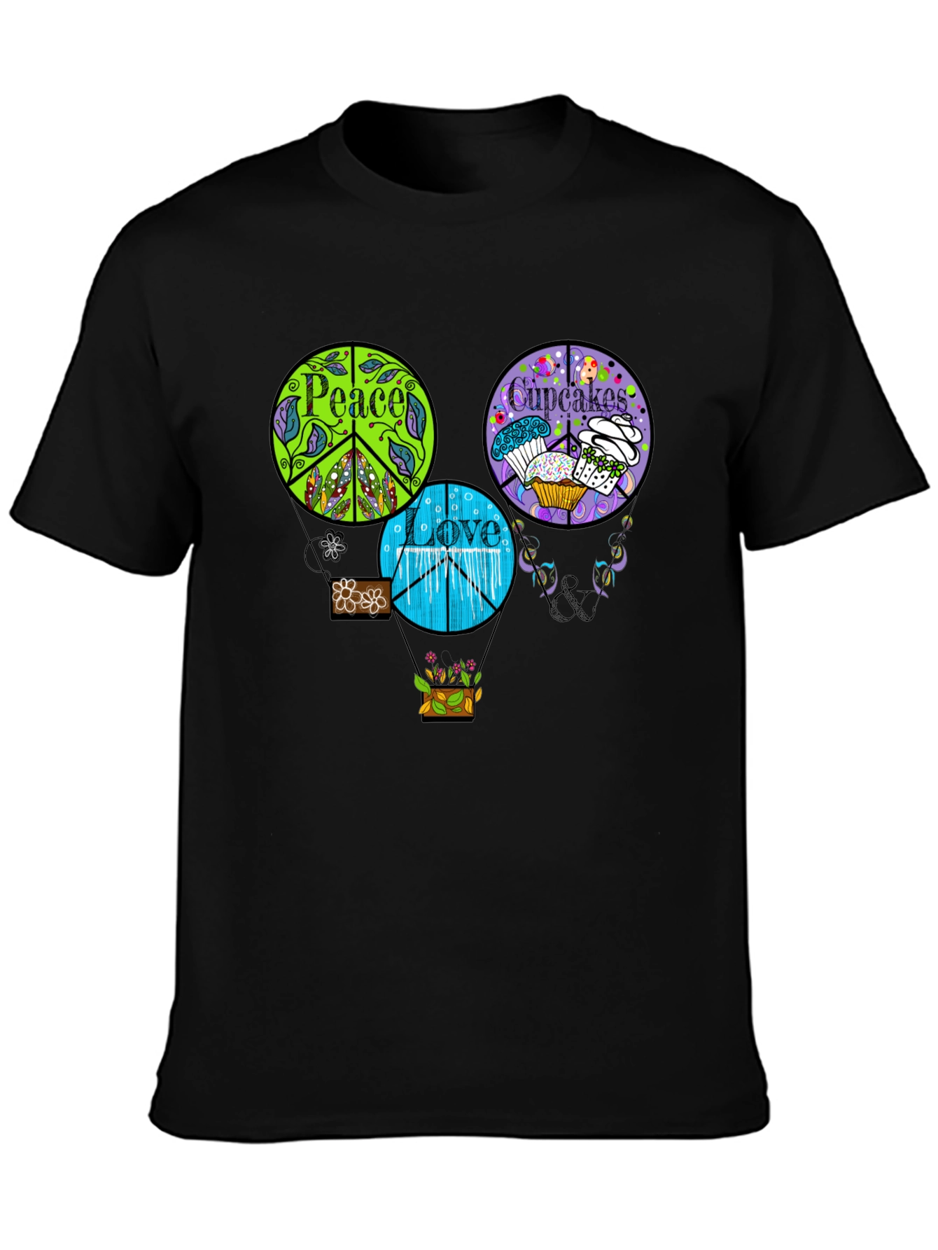 Peace Love Cupcakes T-Shirt