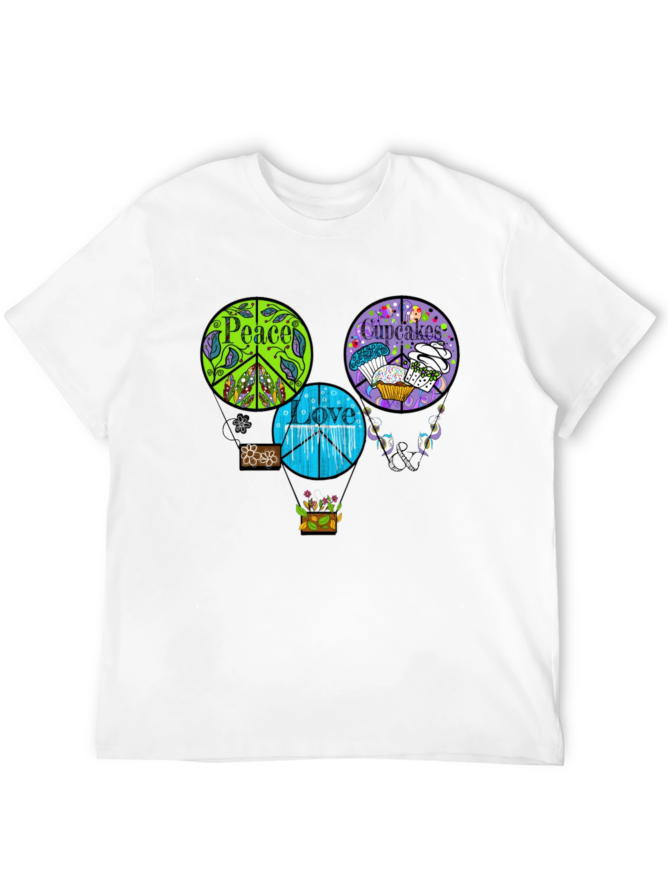 Peace Love Cupcakes T-Shirt