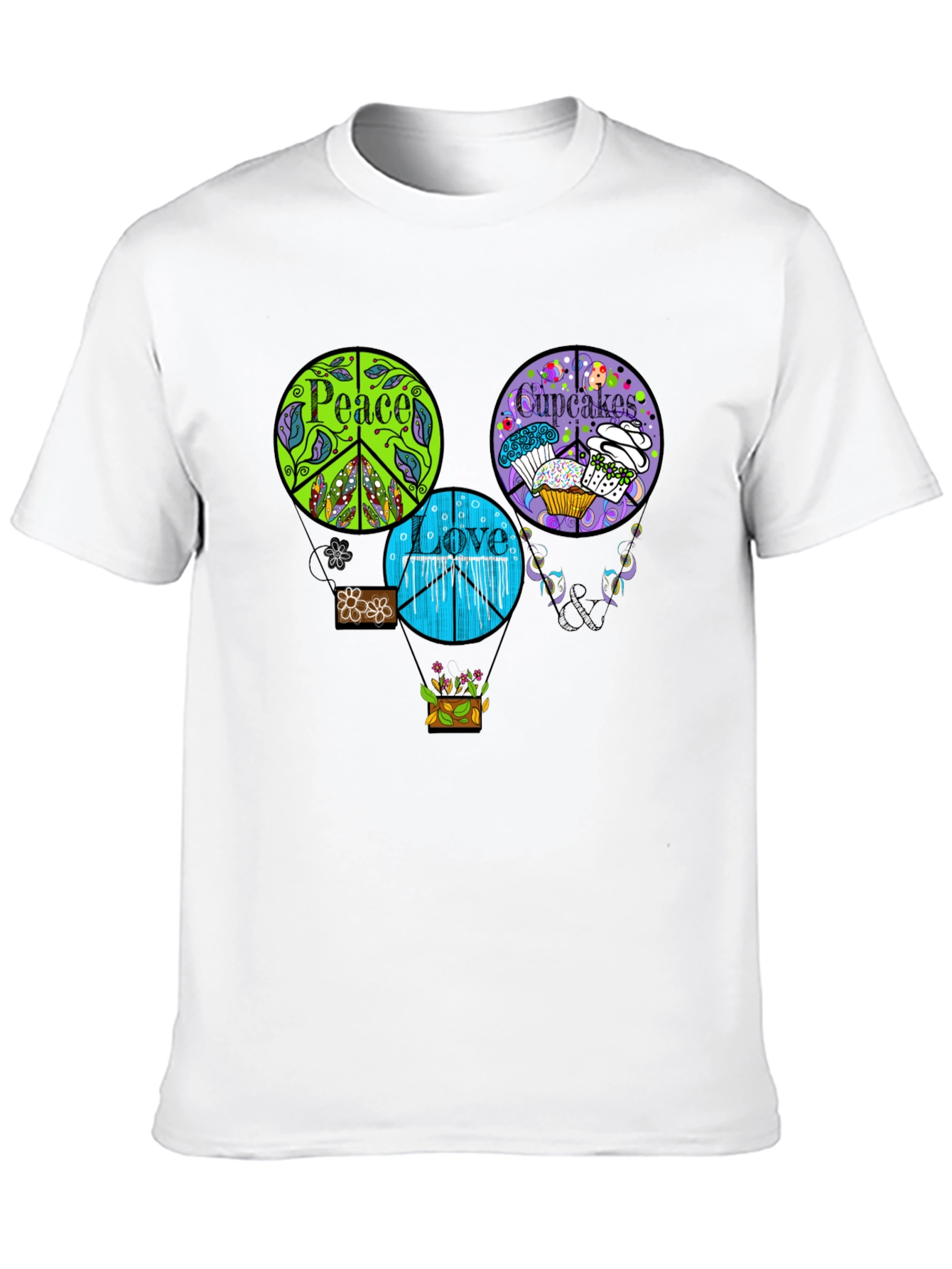 Peace Love Cupcakes T-Shirt