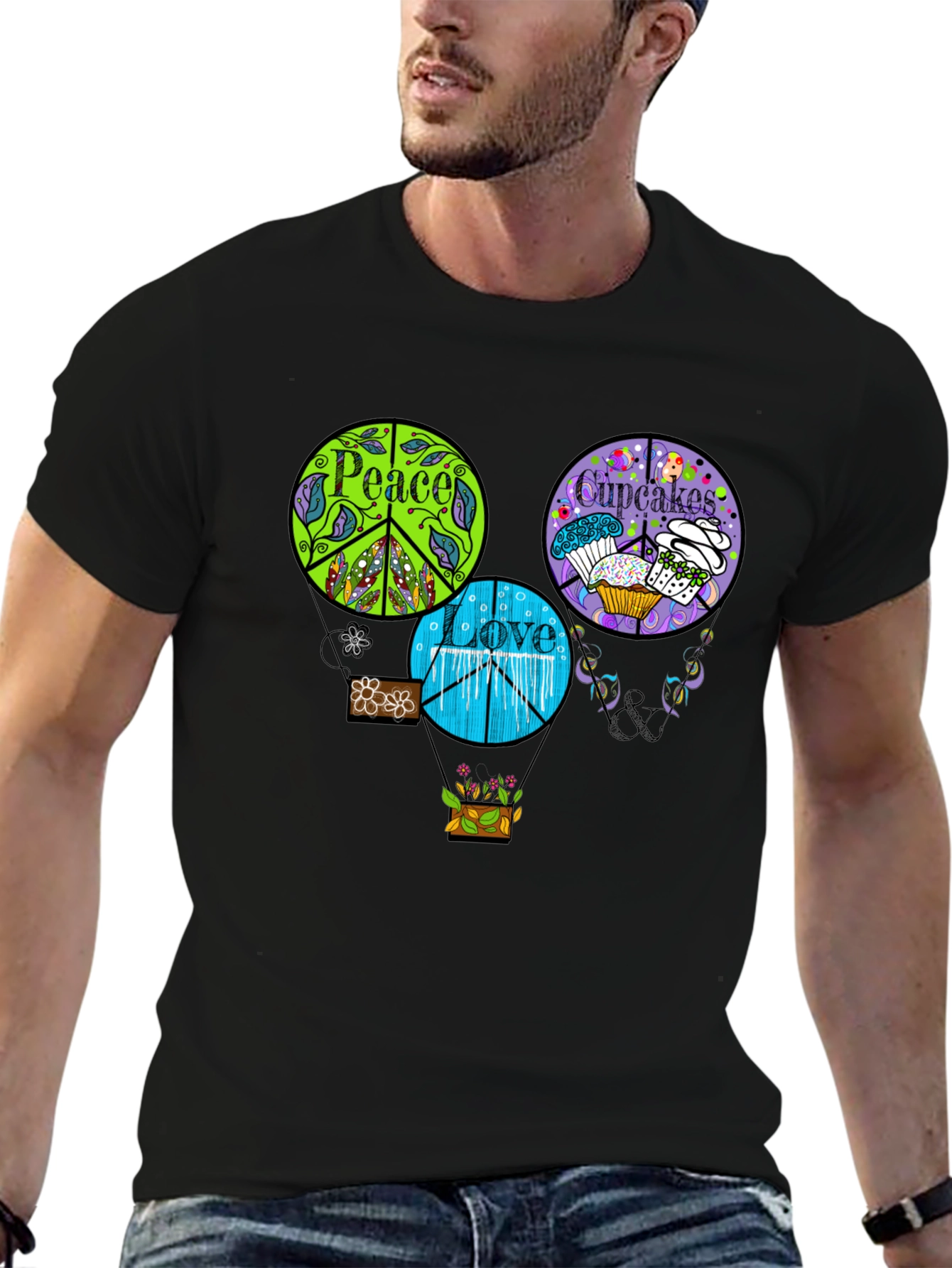 Peace Love Cupcakes T-Shirt