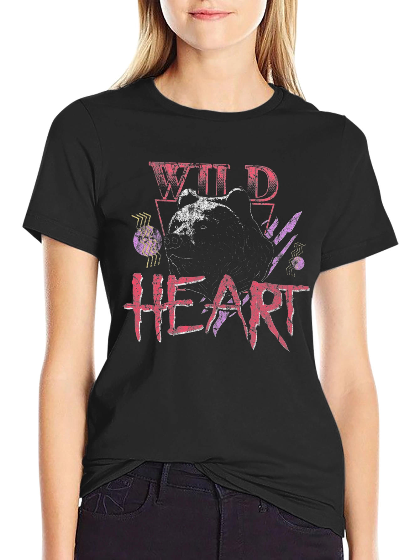 Wild Heart Graphic Print T-Shirt